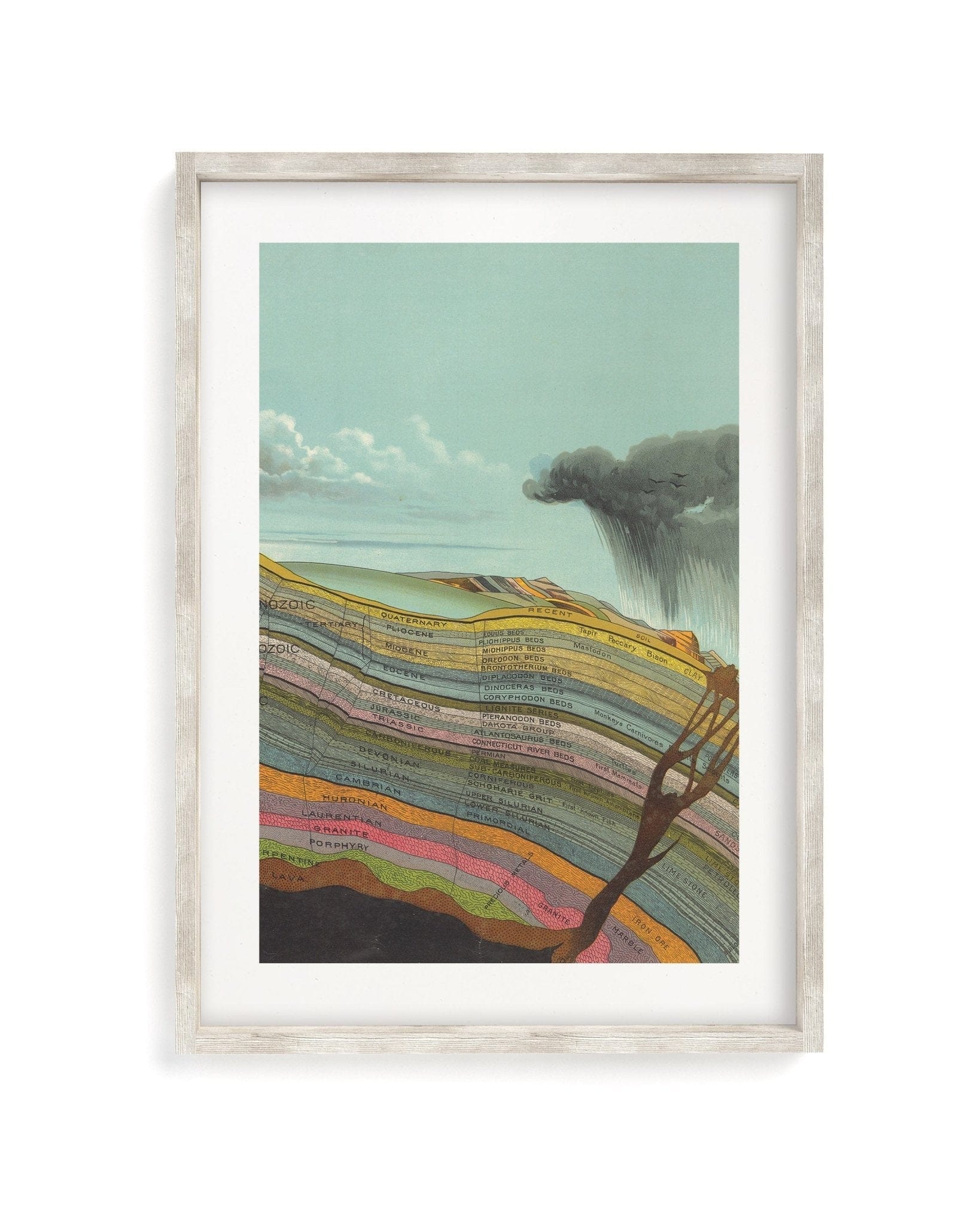 Stratigraphy Scientific Illustration Museum Print - Image 4