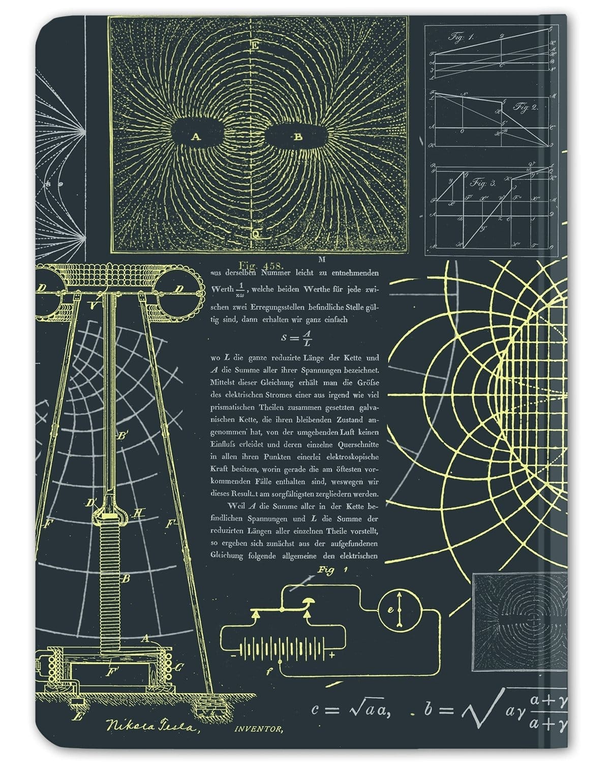 Electricity & Magnetism Hardcover Notebook - Dot Grid - Image 4