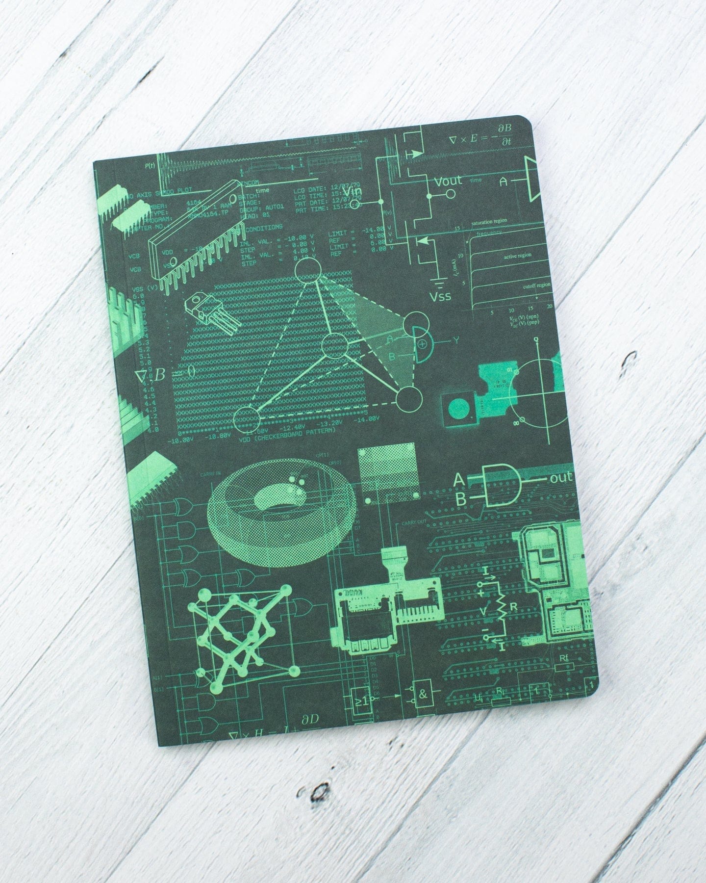 Electronic Engineering Softcover Notebook - Dot Grid - Image 5
