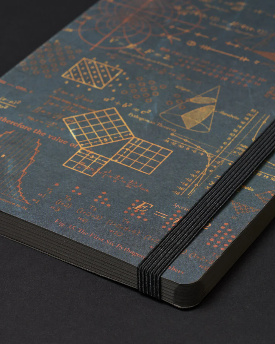 Equations That Changed the World Dark Analysis A5 Softcover Notebook - Image 4