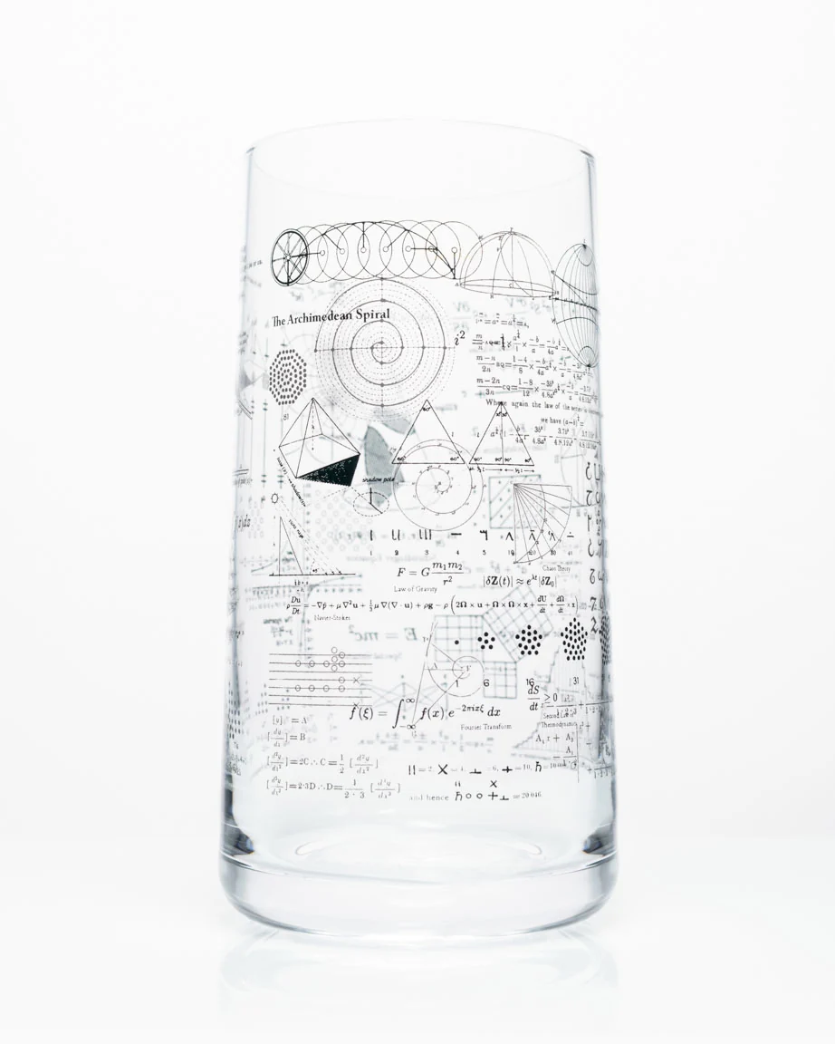 Equations That Changed the World Drinking Glass - Image 3