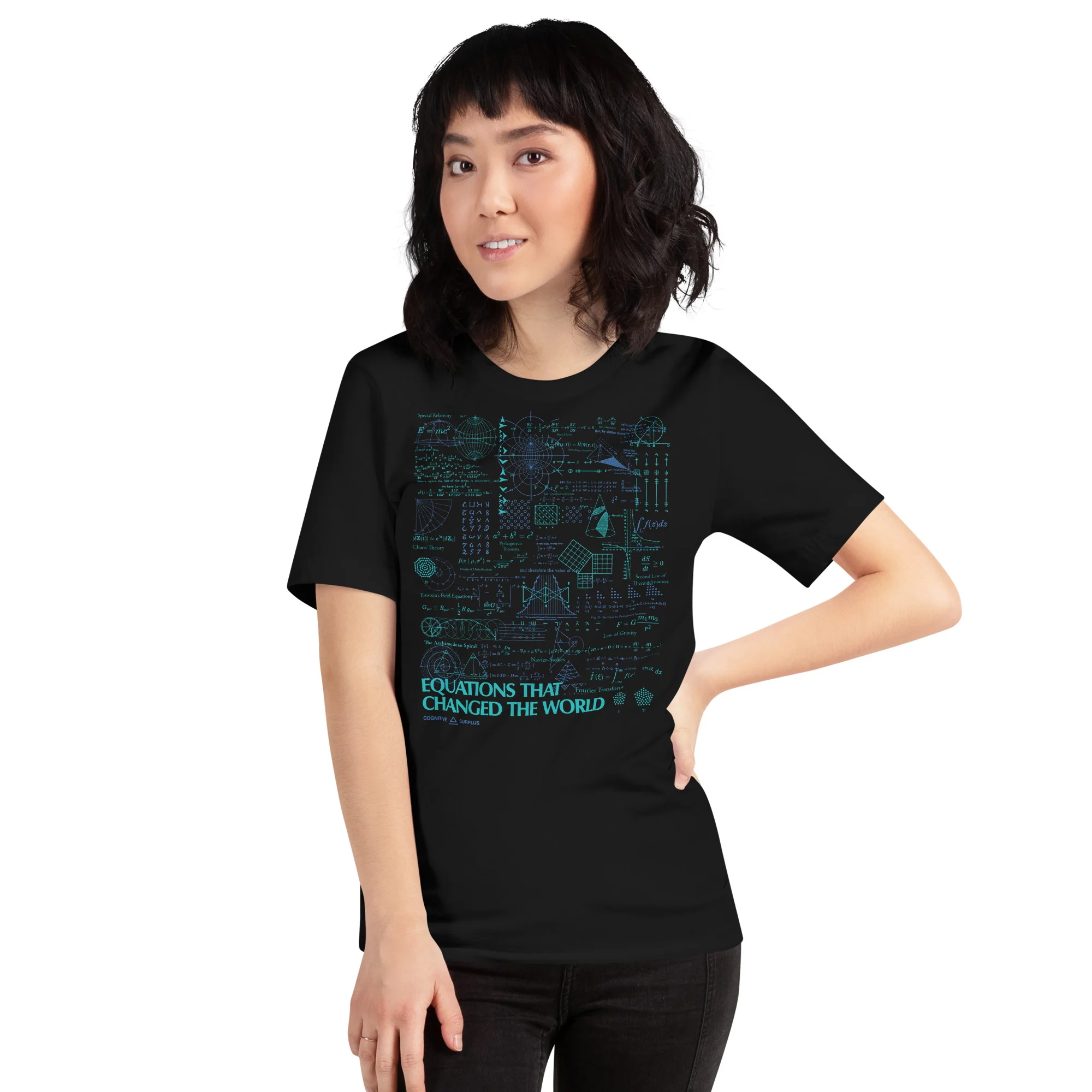 Equations That Changed the World Graphic Tee - Image 2