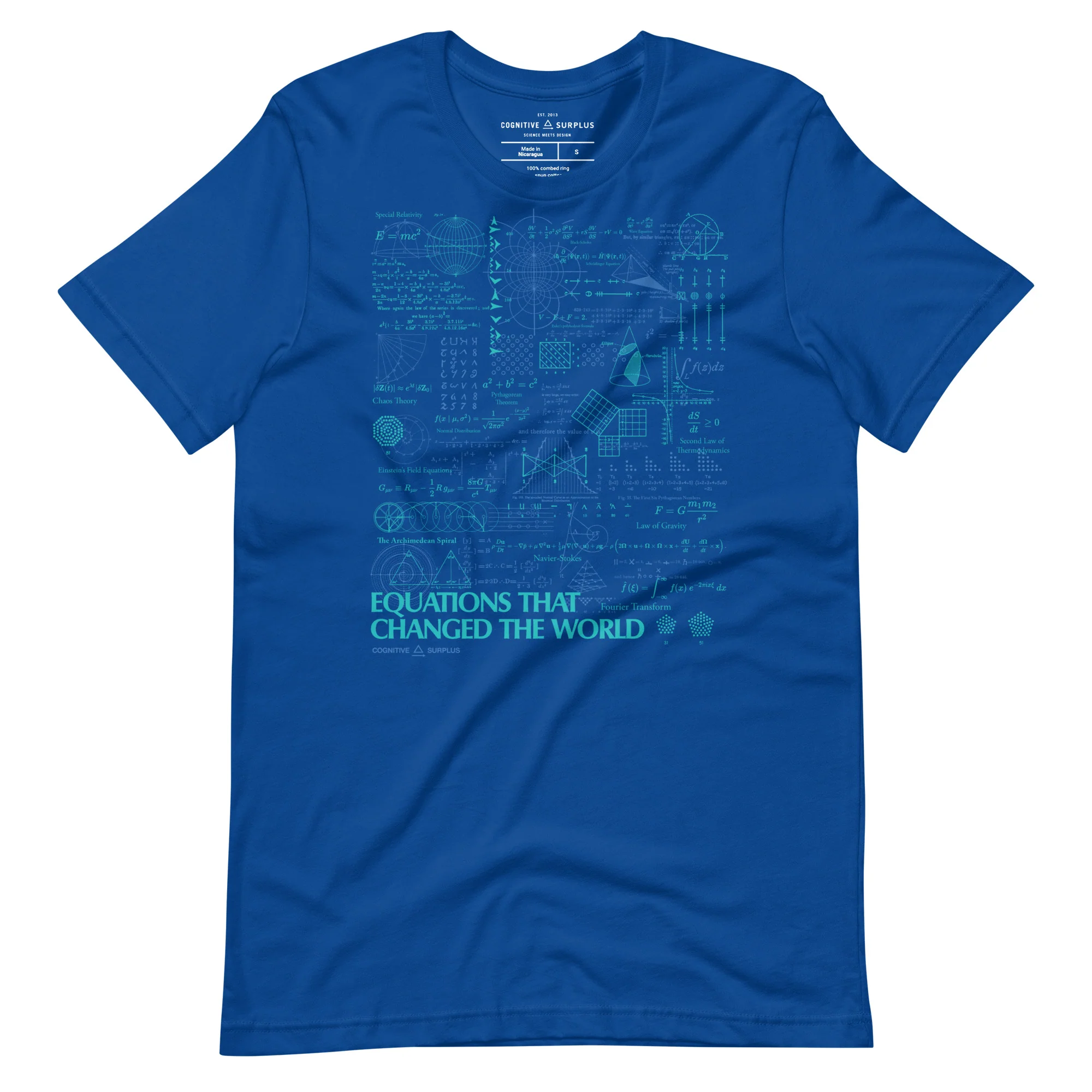 Equations That Changed the World Graphic Tee - Image 5