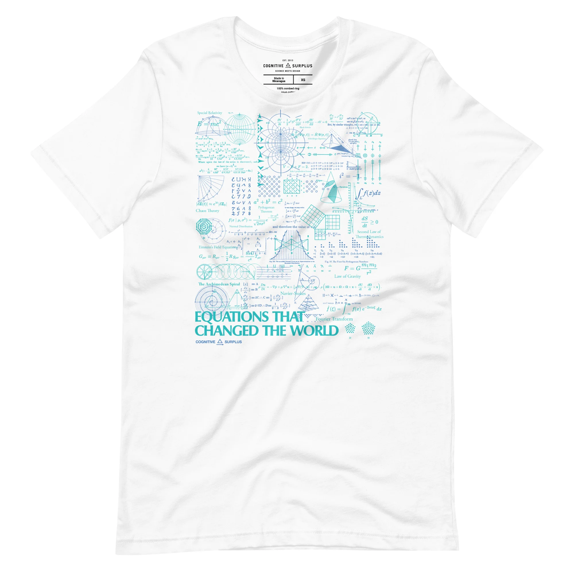 Equations That Changed the World Graphic Tee - Image 6