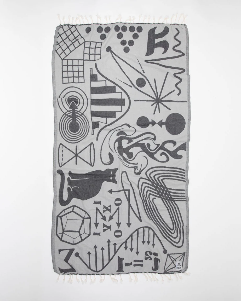 Equations That Changed the World Turkish Towel - Image 2