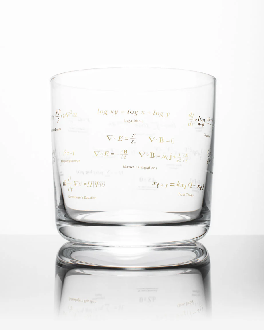 Equations That Changed the World Whiskey Glass - Image 4