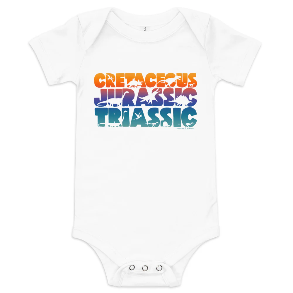 Eras of Dinosaurs Baby Bodysuit - Image 3