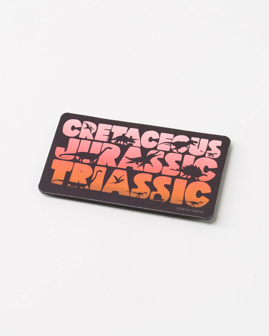 Eras of Dinosaurs Magnet