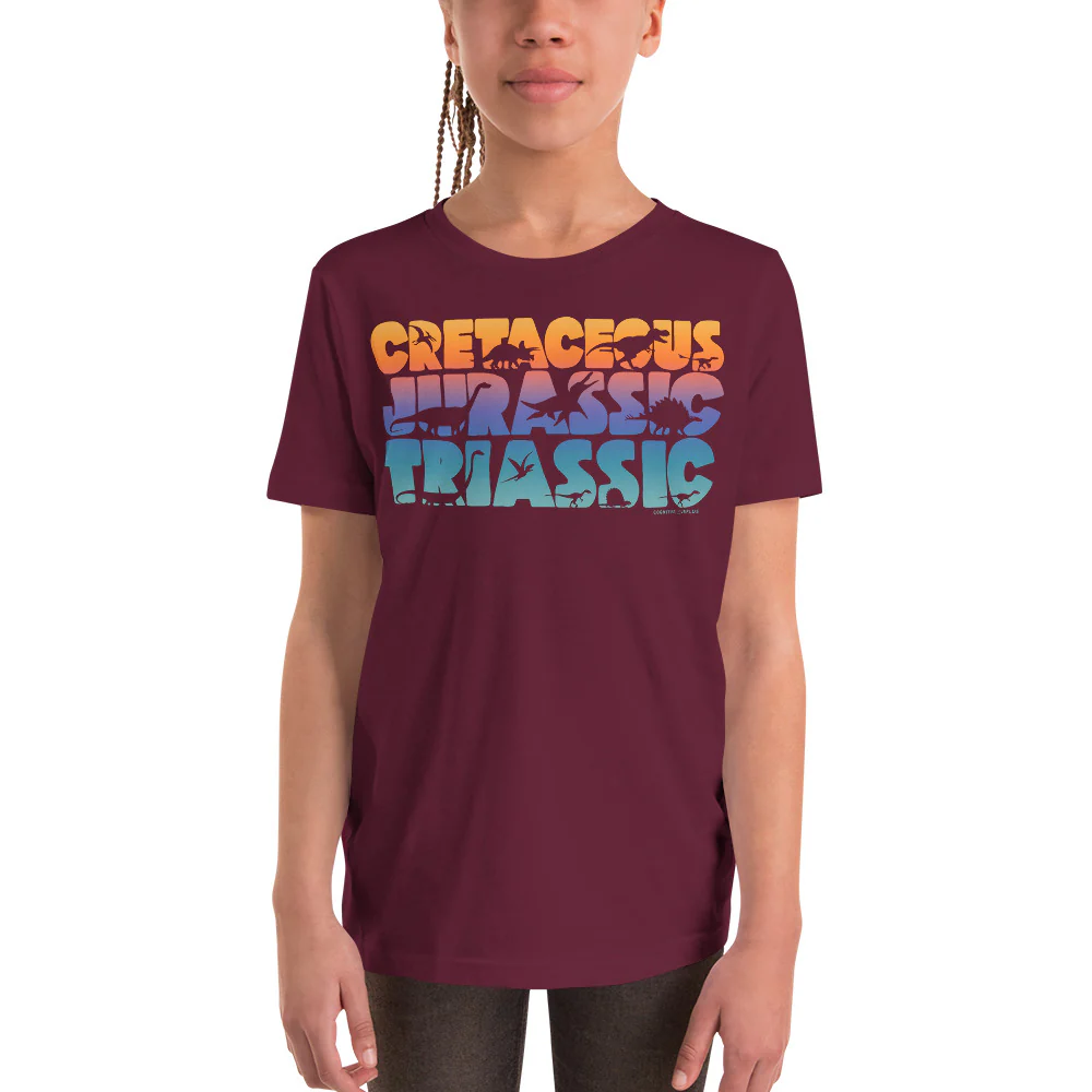 Eras of Dinosaurs Youth Graphic Tee - Image 3