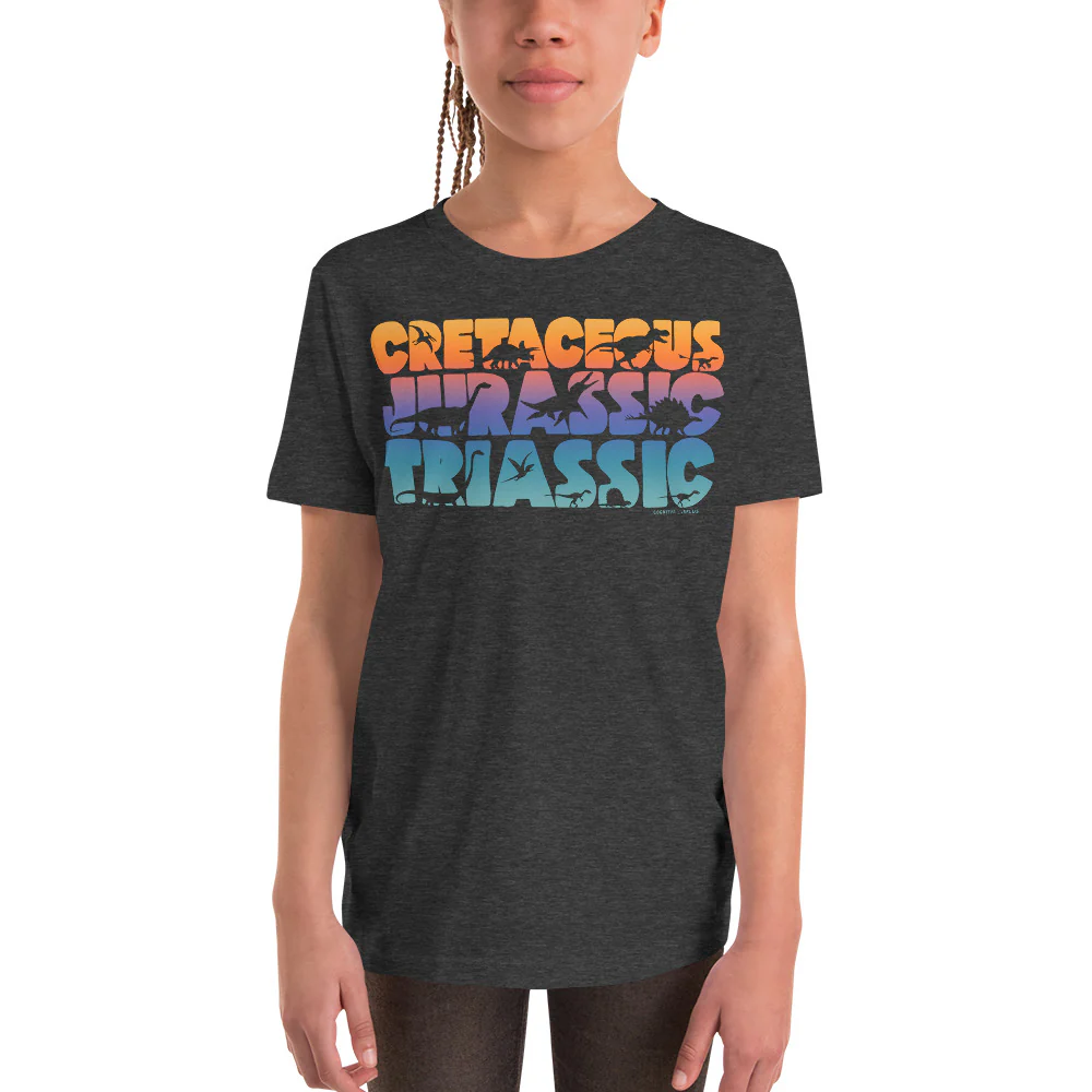 Eras of Dinosaurs Youth Graphic Tee - Image 4