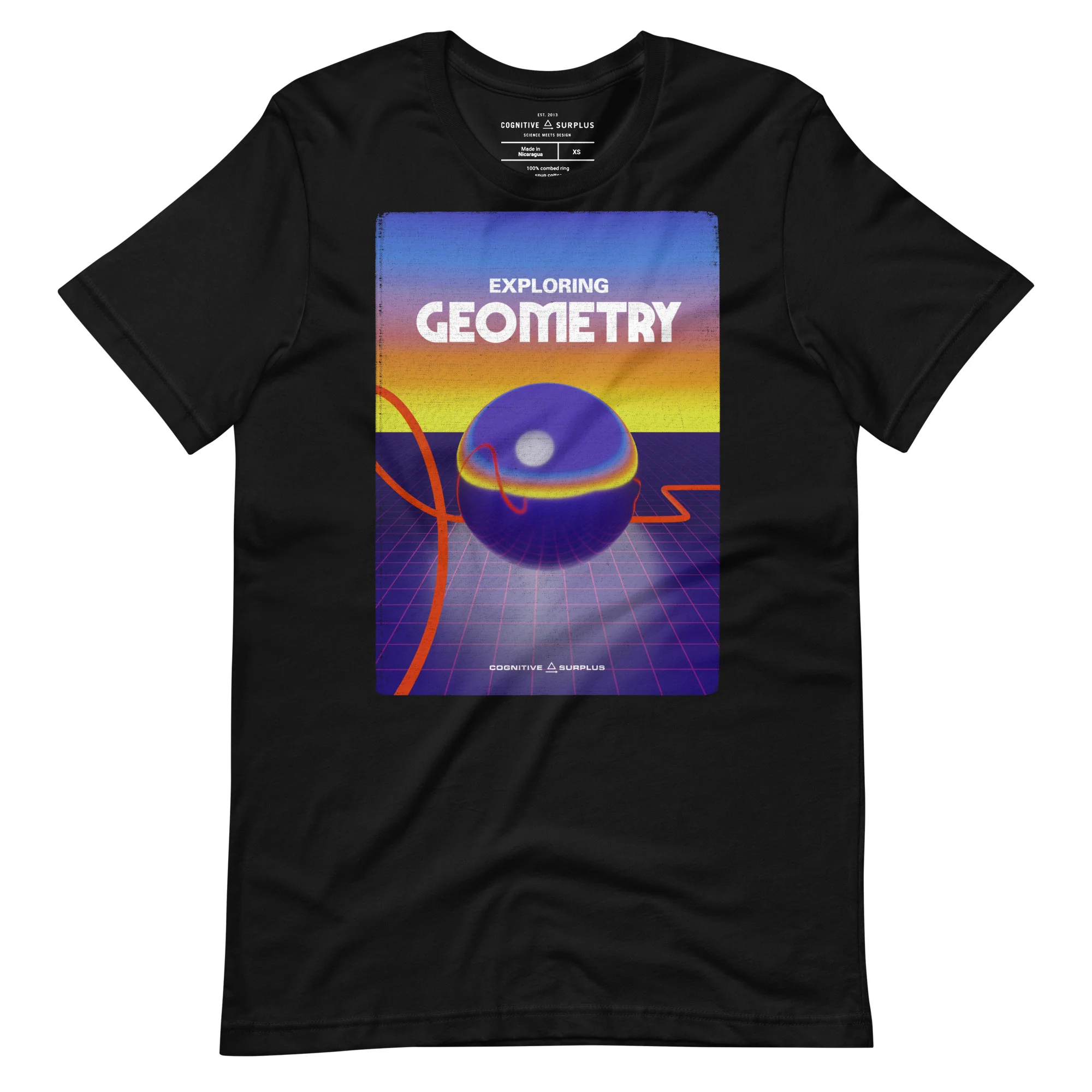 Exploring Geometry Graphic Tee - Image 2