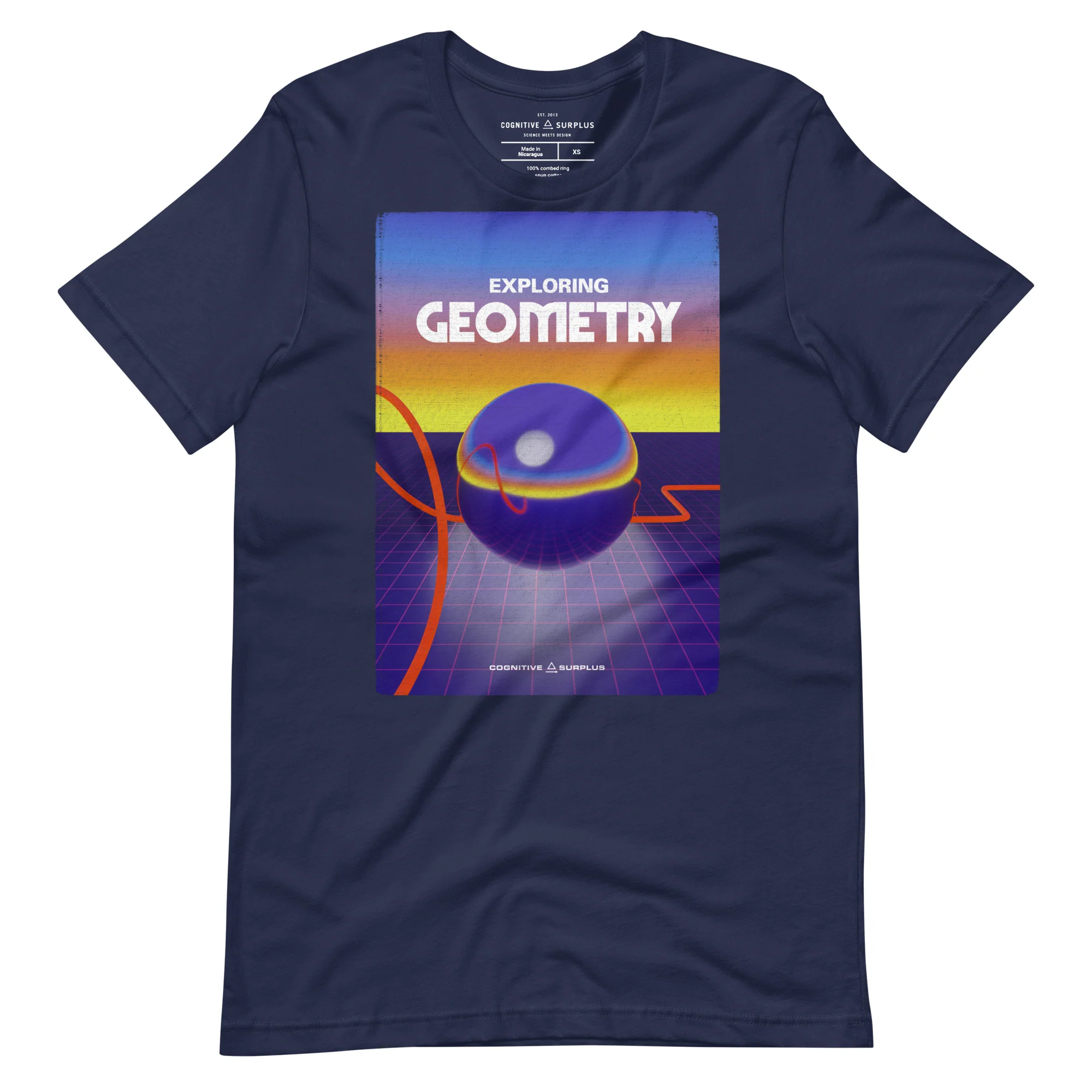 Exploring Geometry Graphic Tee - Image 3