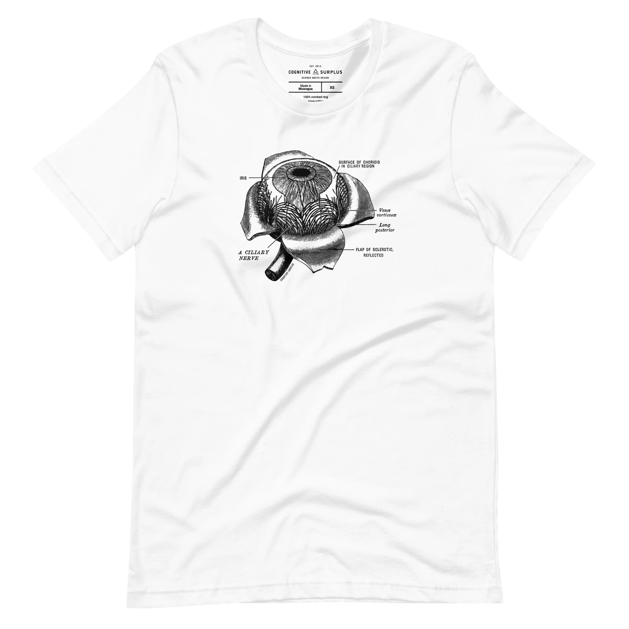 Eye Anatomy Graphic Tee - Image 5