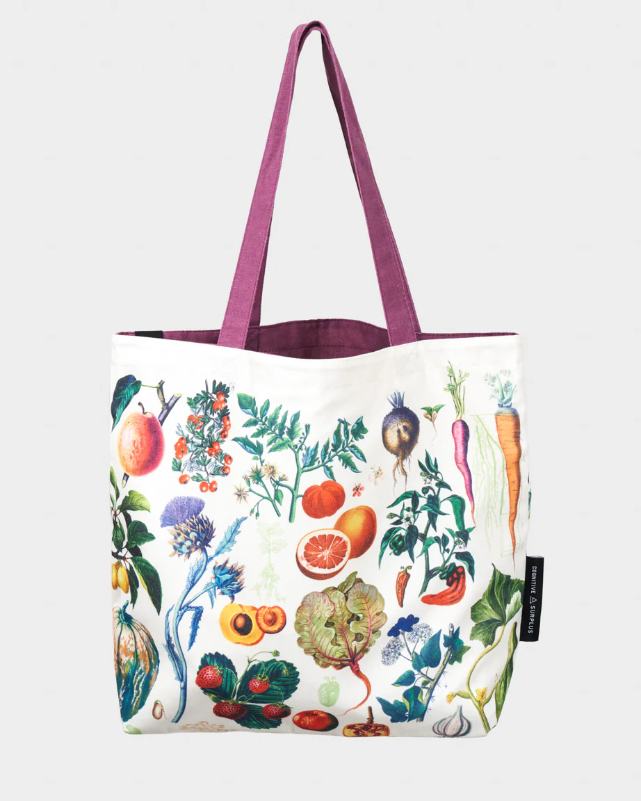 Farmer's Market Canvas Shoulder Tote - Image 3