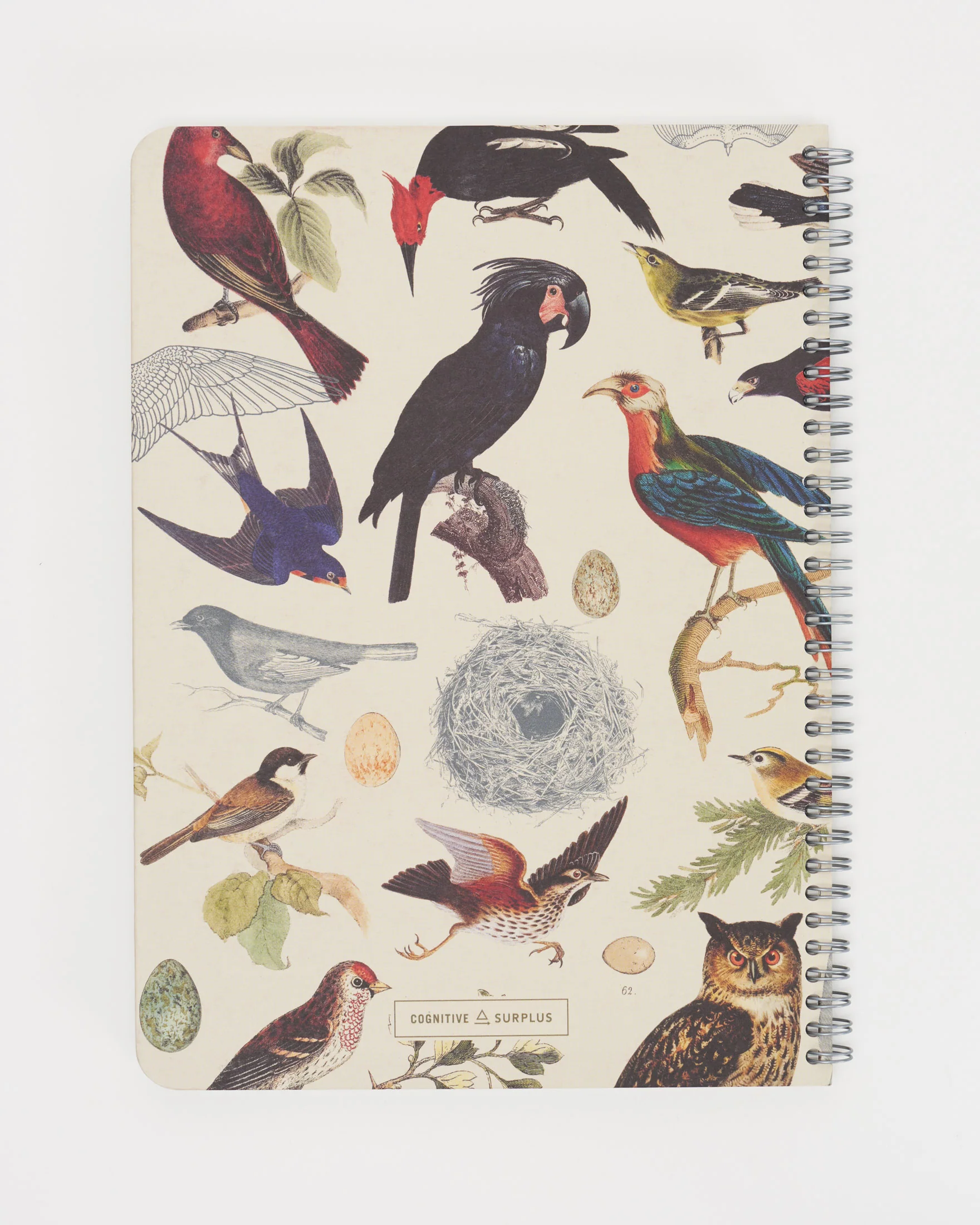 Feathered Friends: Birds Spiral Notebook - Image 2