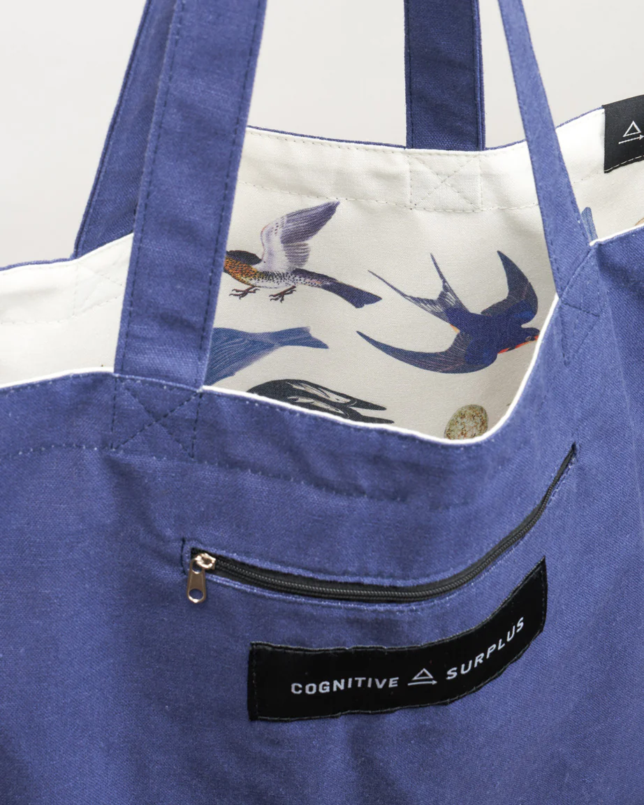 Feathered Friends: Ornithology Canvas Shoulder Tote - Image 2