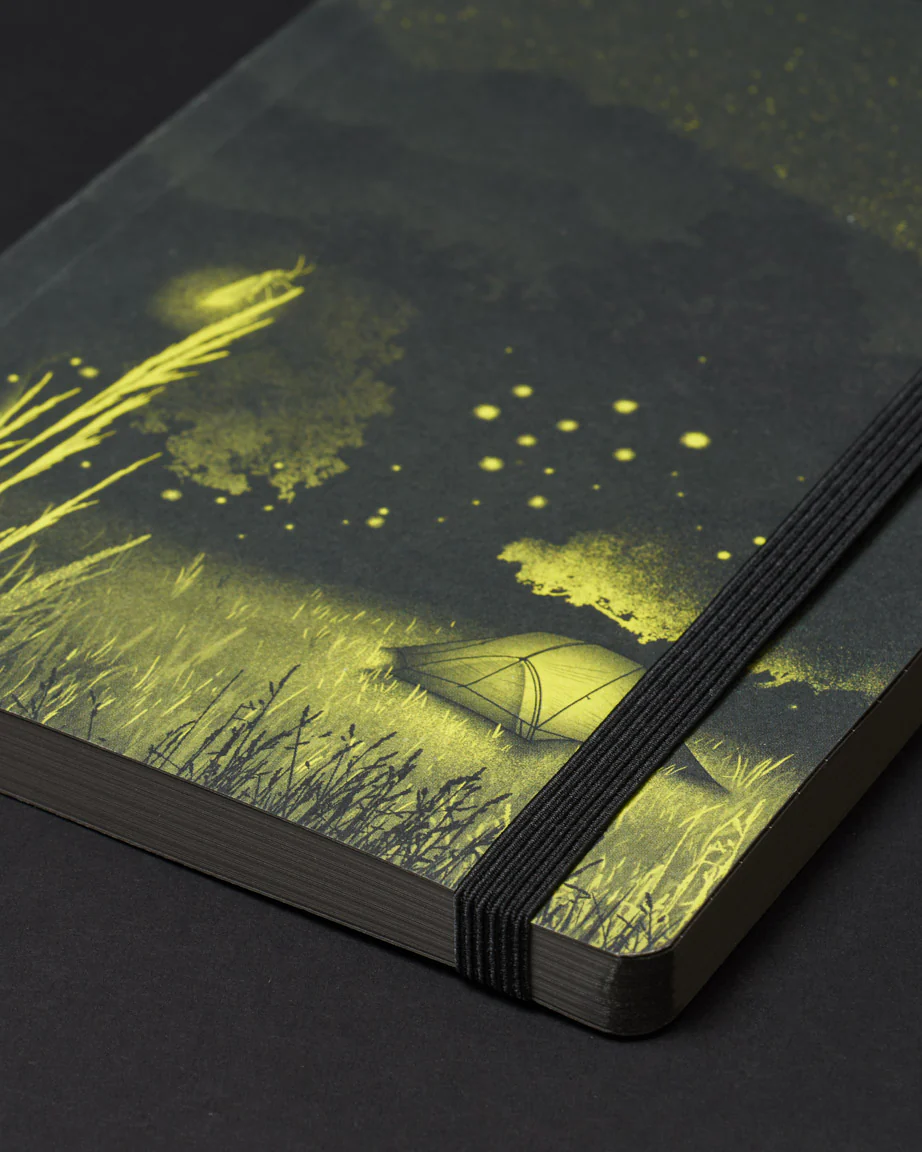 Firefly Meadow Dark Analysis A5 Softcover Notebook - Image 4