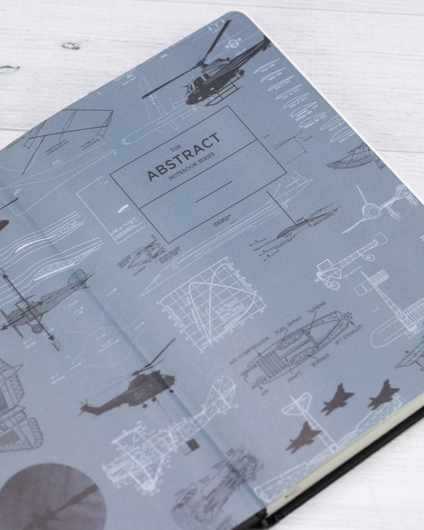 Aeronautical Engineering A5 Hardcover Notebook - Dotted Lines - Image 3