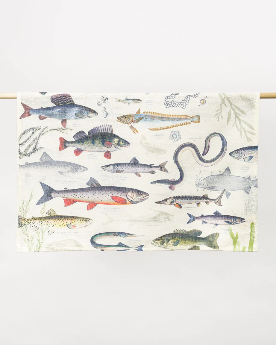Freshwater Fish Tea Towel - Image 3