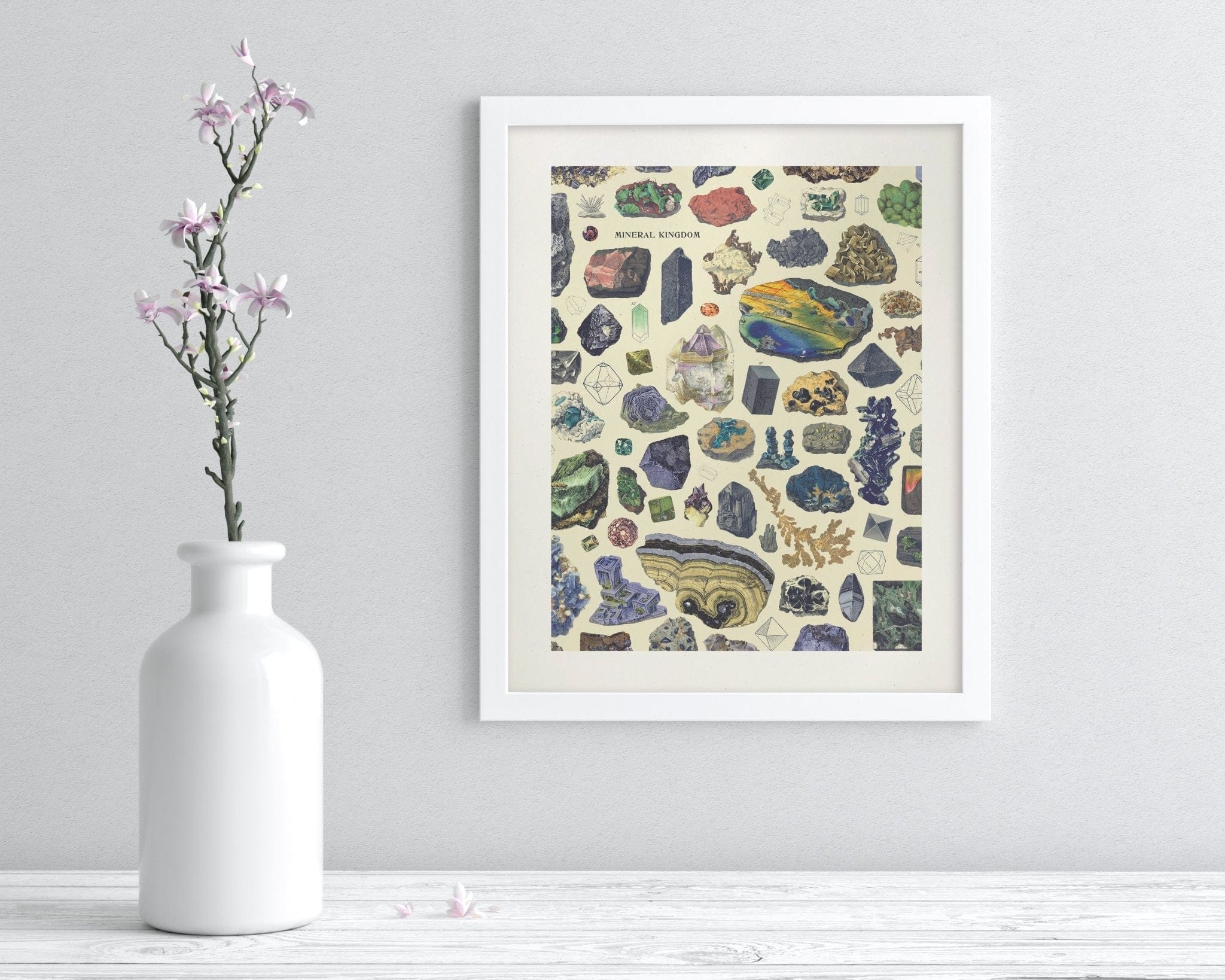 Gems & Minerals Scientific Illustration Museum Print - Image 3