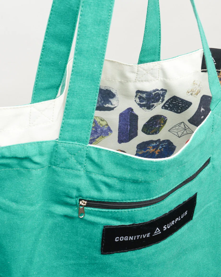 Gems & Minerals Canvas Shoulder Tote - Image 2