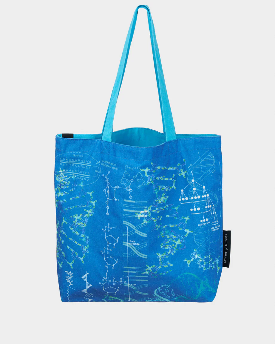 Genetics and DNA Canvas Shoulder Tote - Image 3