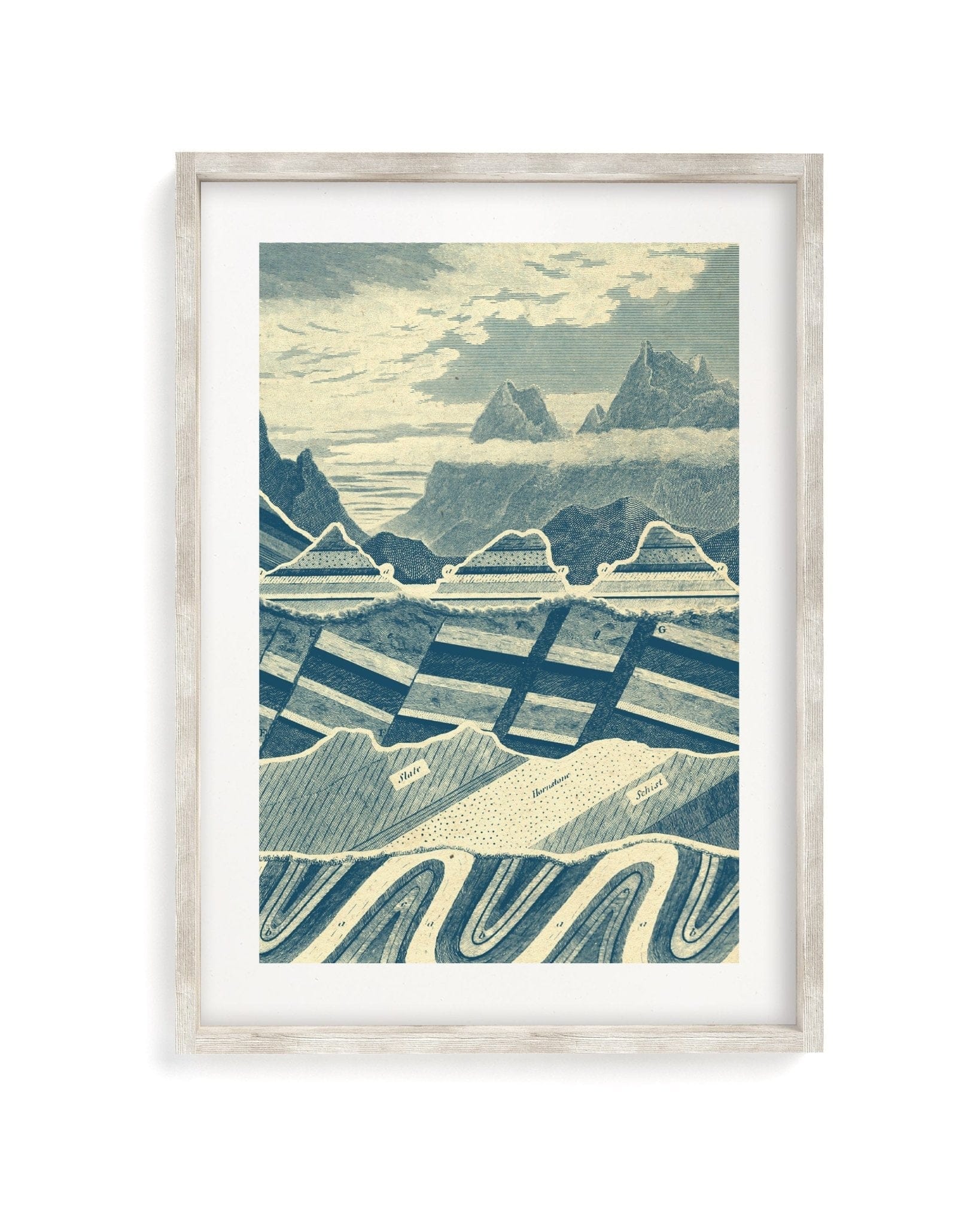 Geology Layers Scientific Illustration Museum Print - Image 4