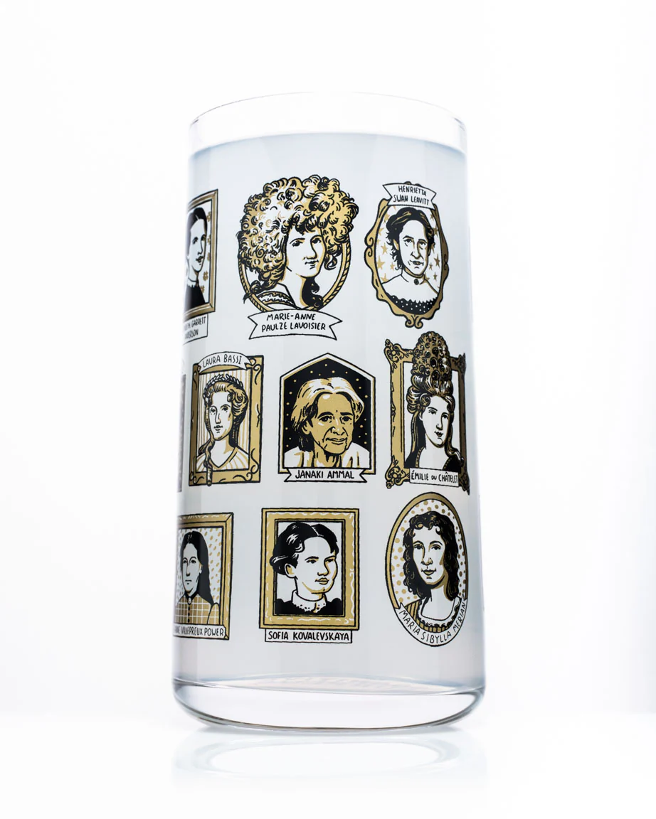 Great Women of Science Drinking Glass - Image 3