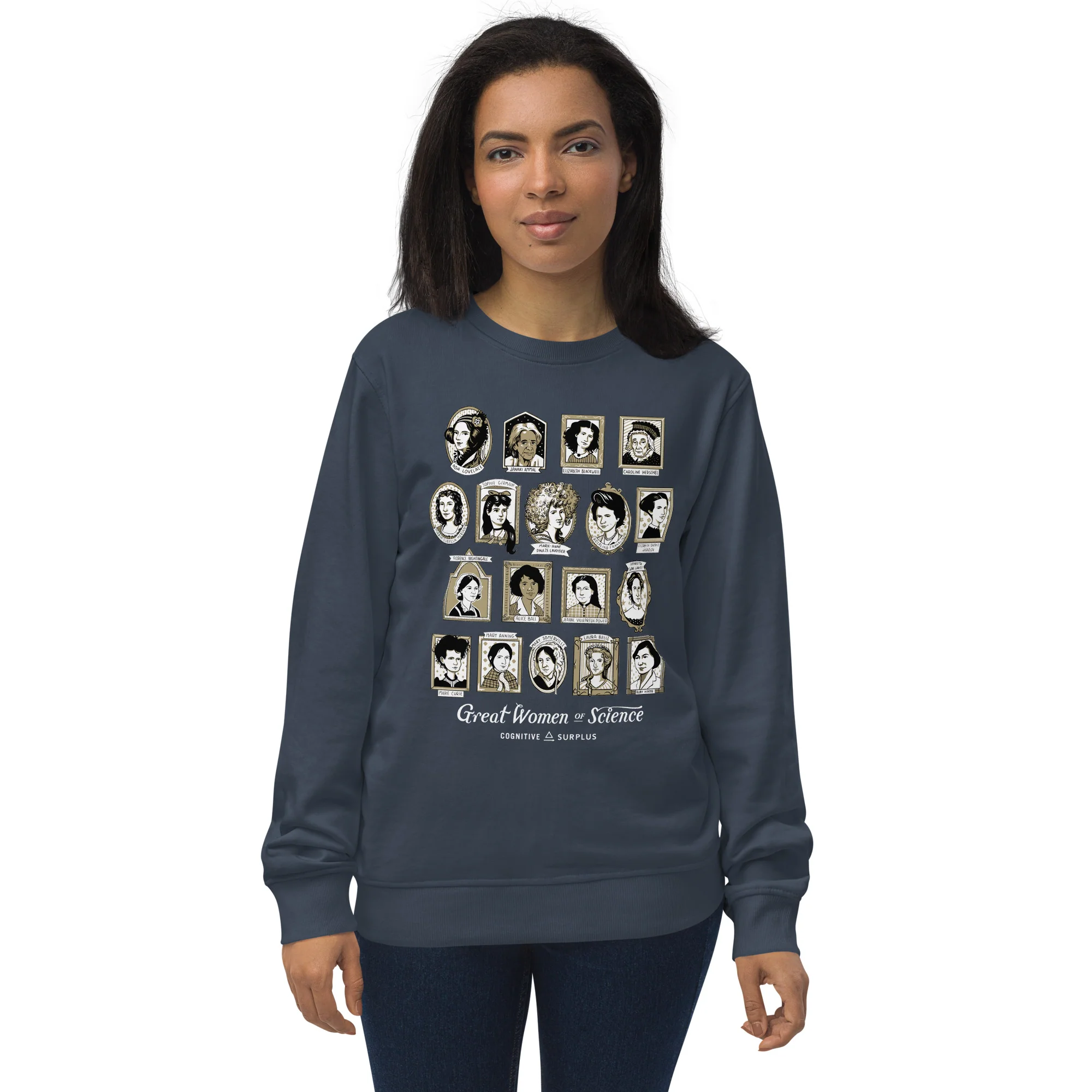 Great Women of Science Sweatshirt - Organic