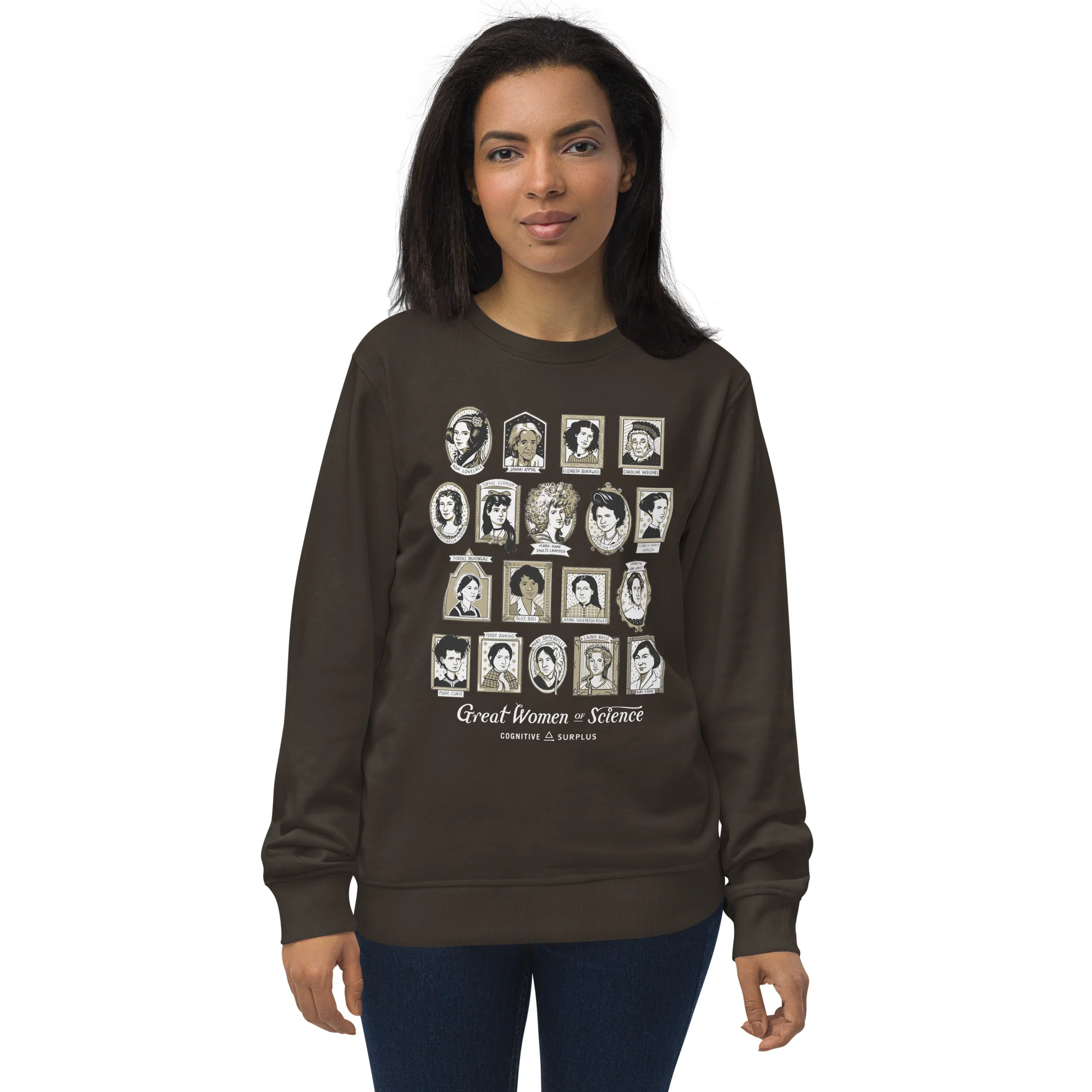 Great Women of Science Sweatshirt - Organic - Image 5