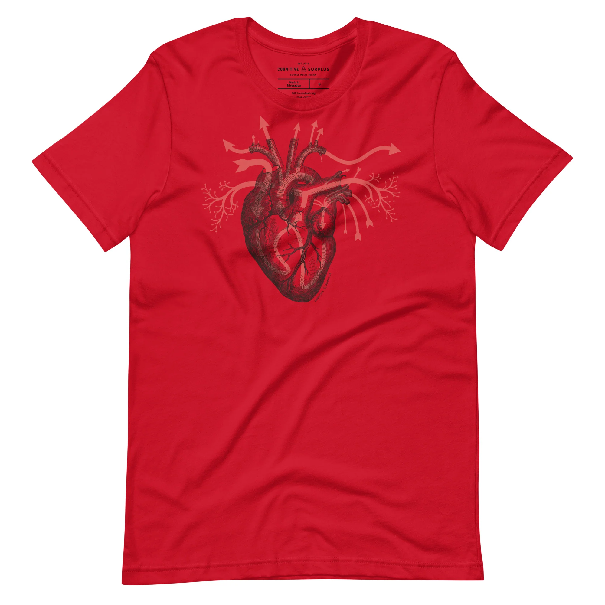Heart Blood Flow Graphic Tee - Image 2
