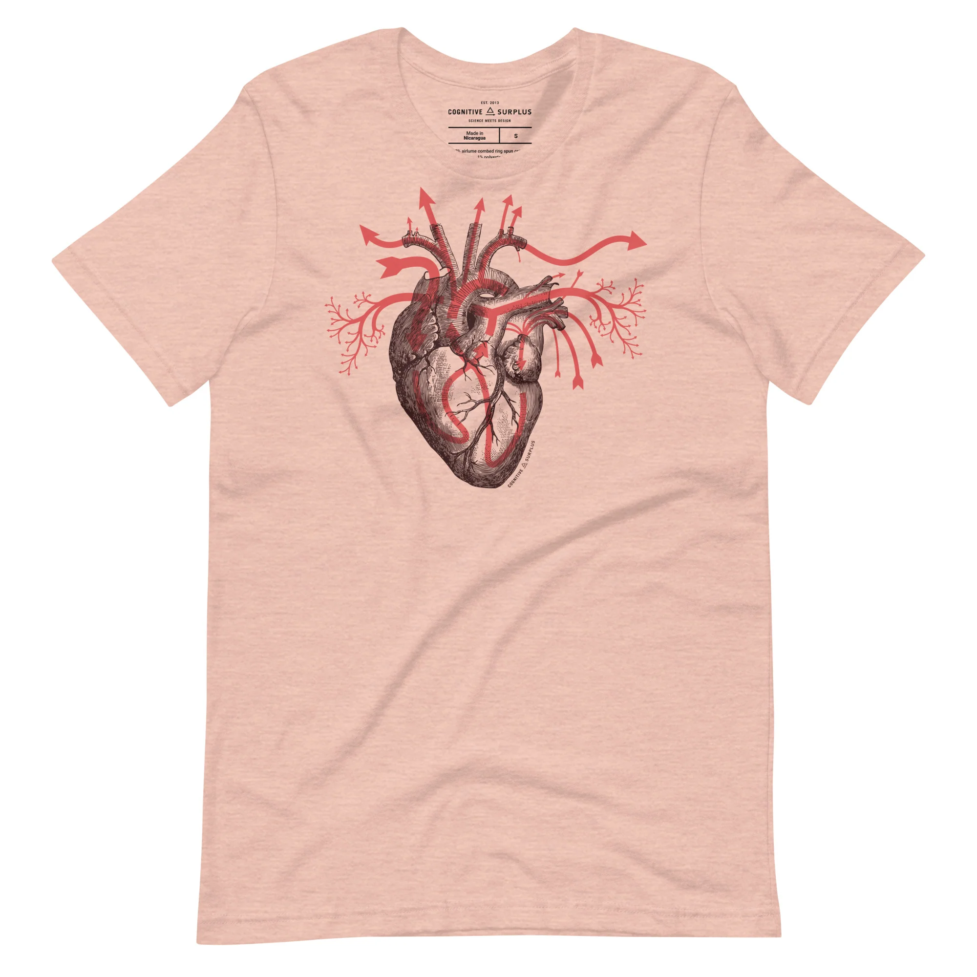 Heart Blood Flow Graphic Tee - Image 3