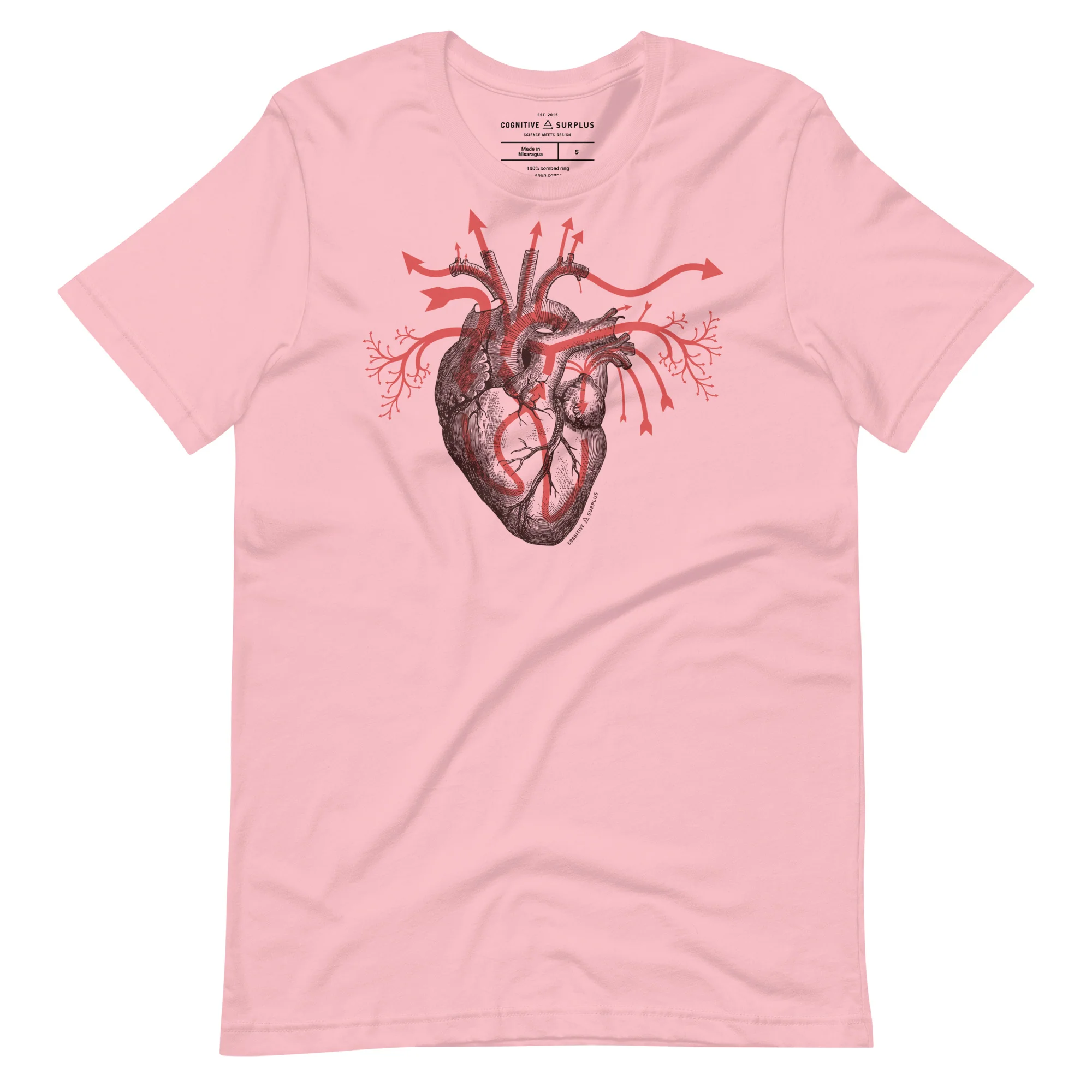 Heart Blood Flow Graphic Tee - Image 4