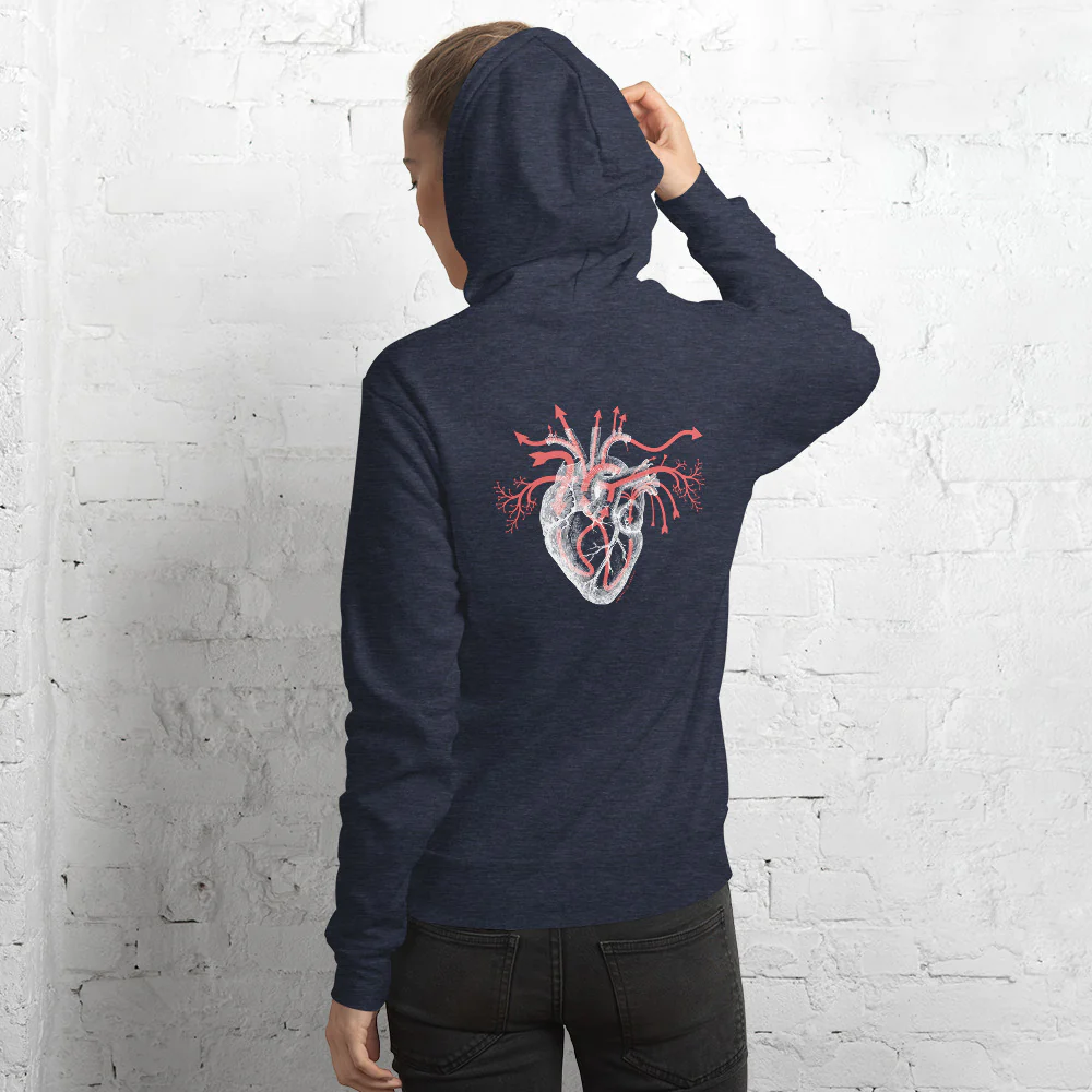 Heart Blood Flow Hoodie - Image 4