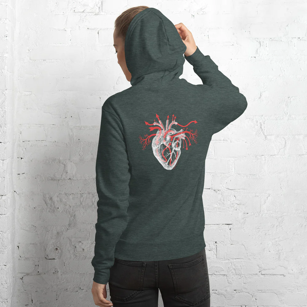 Heart Blood Flow Hoodie - Image 6