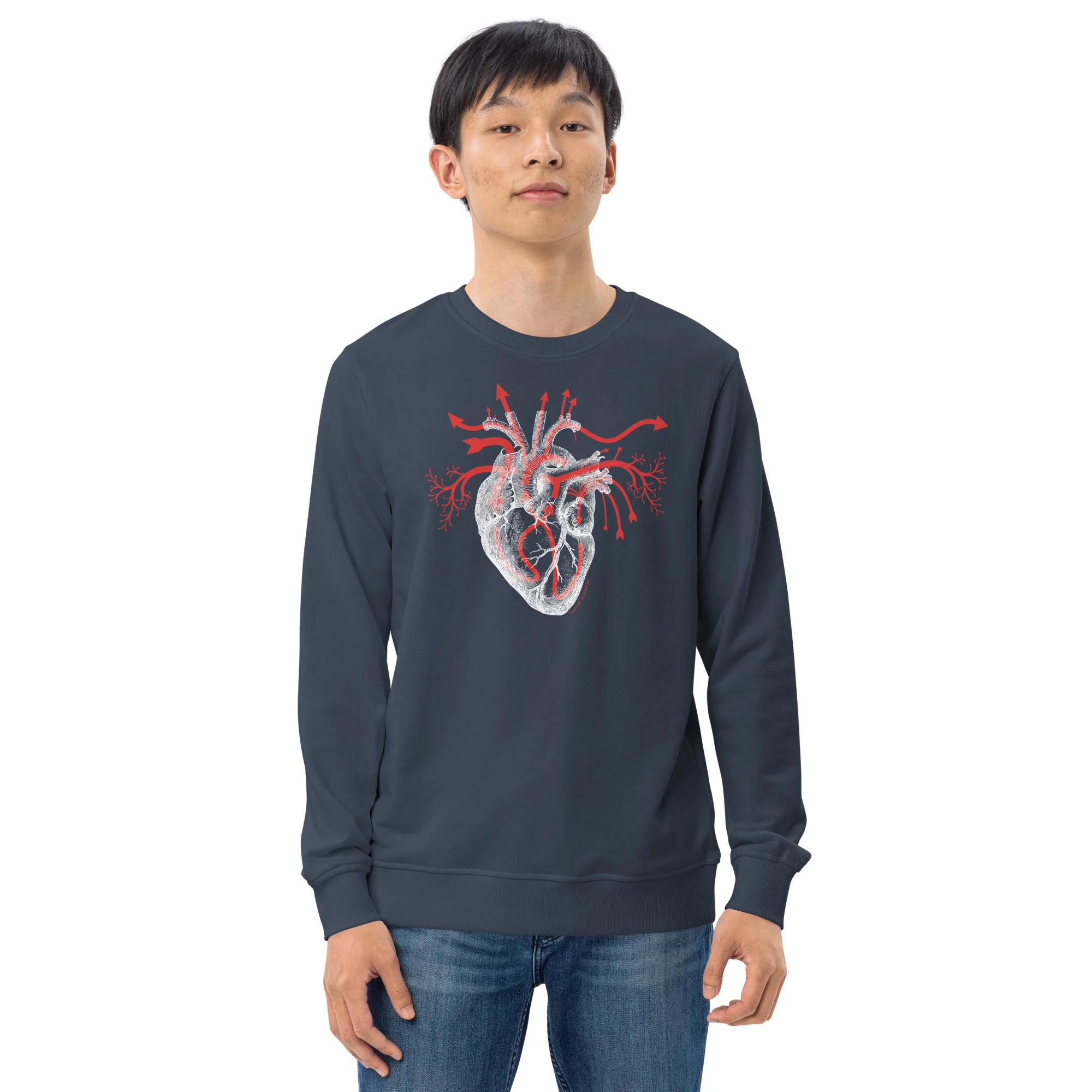 Heart Blood Flow Sweatshirt - Organic - Image 6