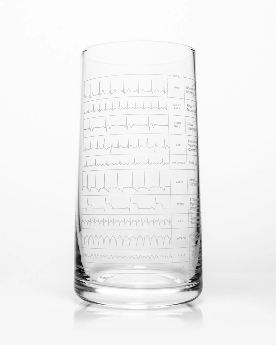 Heartbeat Drinking Glass - Image 3