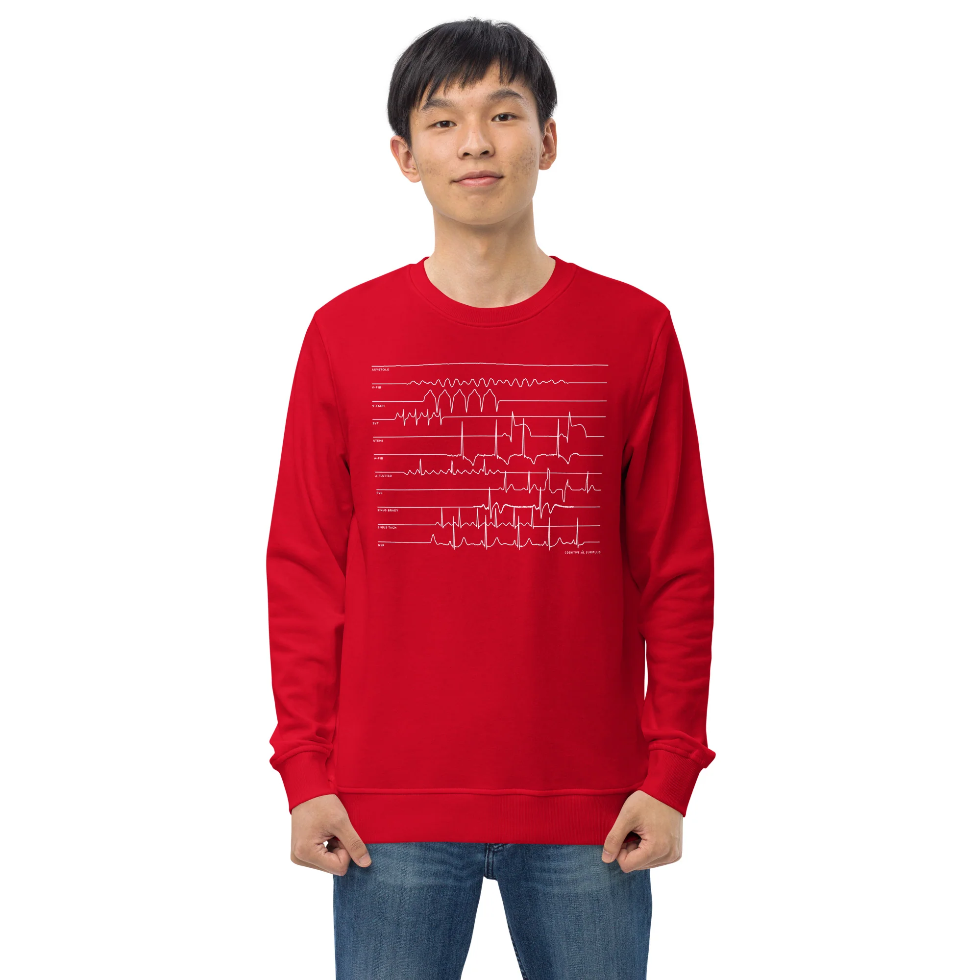 Heartbeat Sweatshirt - Organic - Image 2