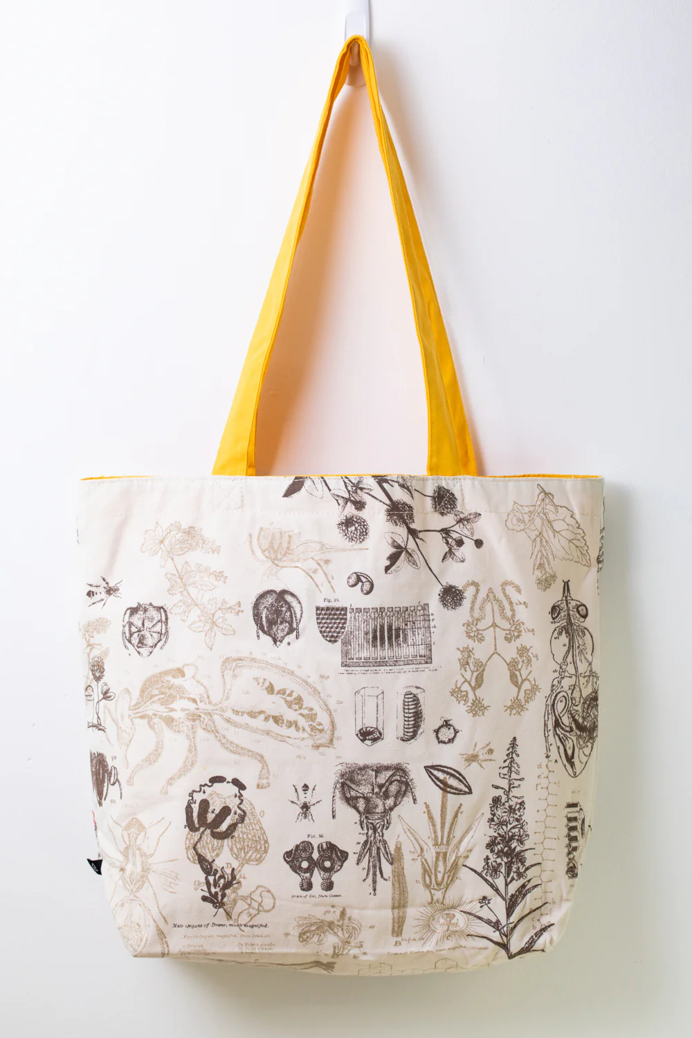 Honey Bee Canvas Shoulder Tote - Image 3