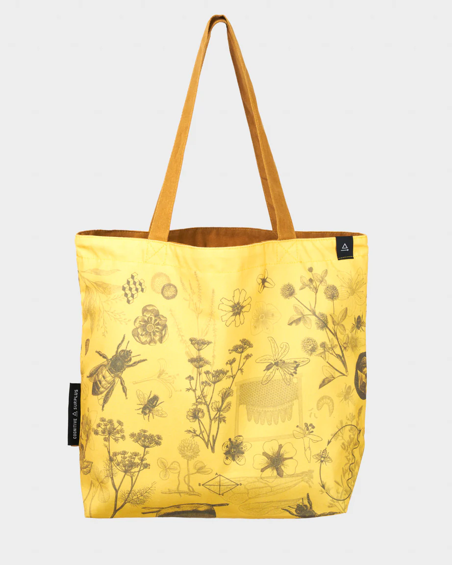 Honey Bee Canvas Shoulder Tote - Image 4