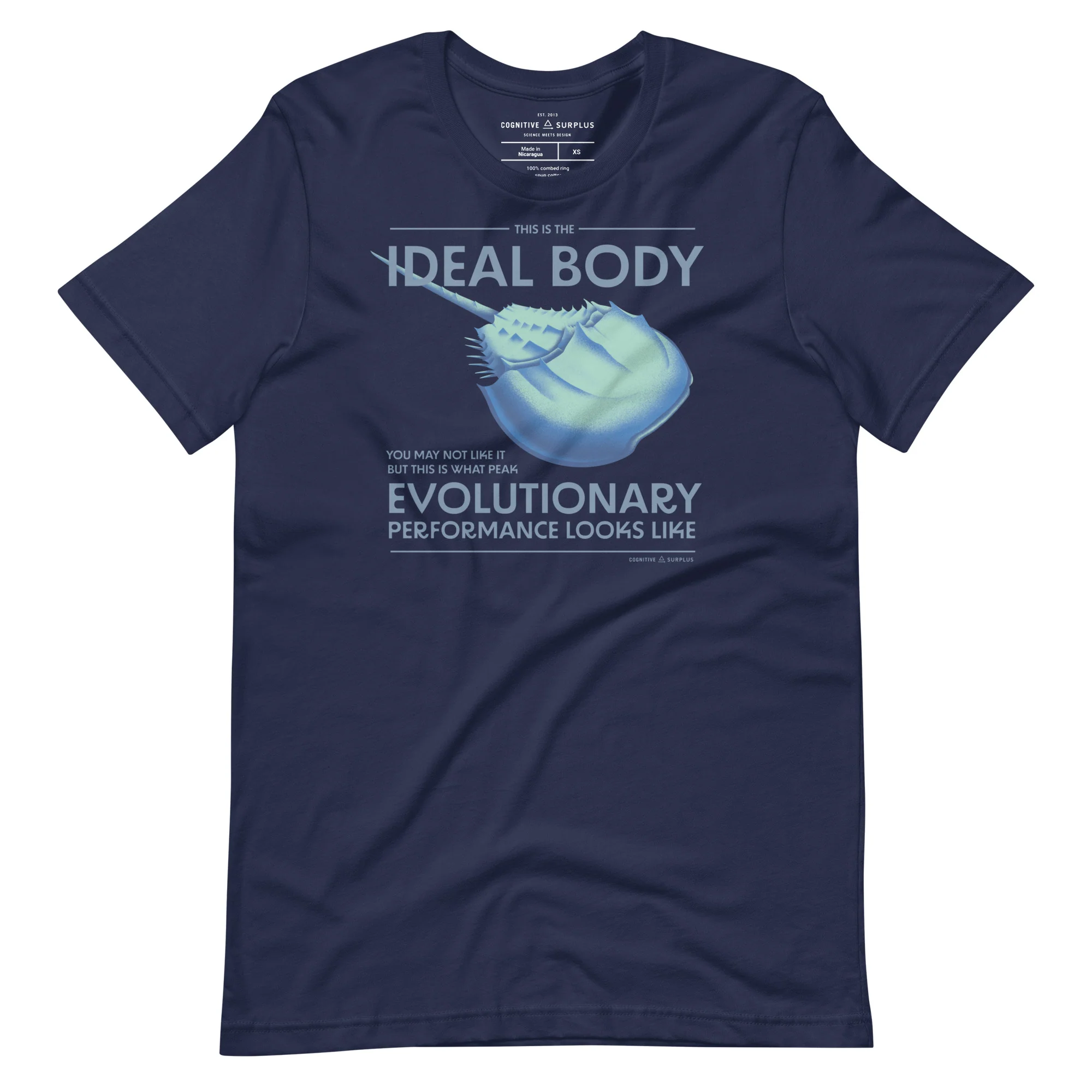 Horseshoe Crab: Peak Evolutionary Performance Graphic Tee - Image 2