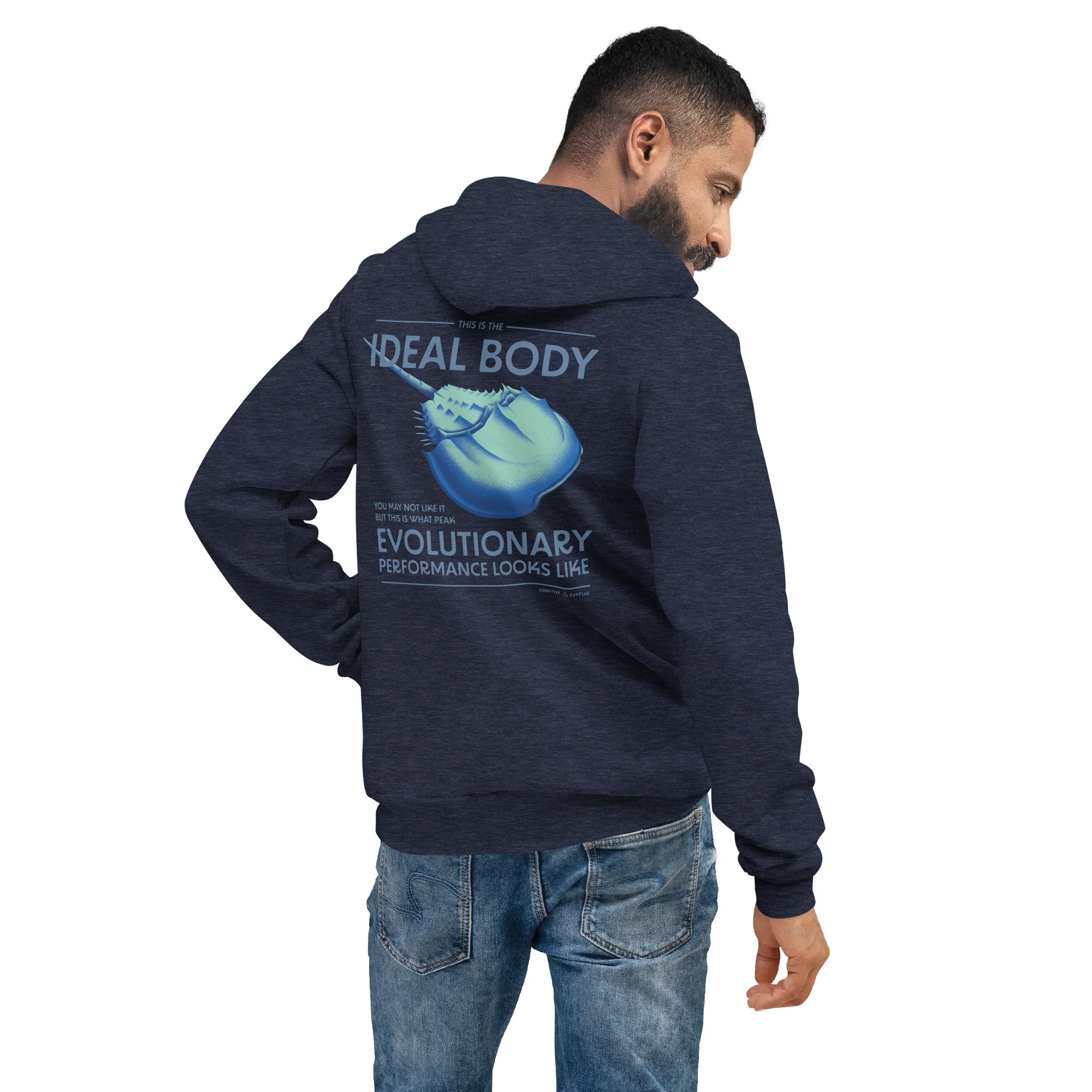 Horseshoe Crab: Peak Evolutionary Performance Hoodie - Image 5