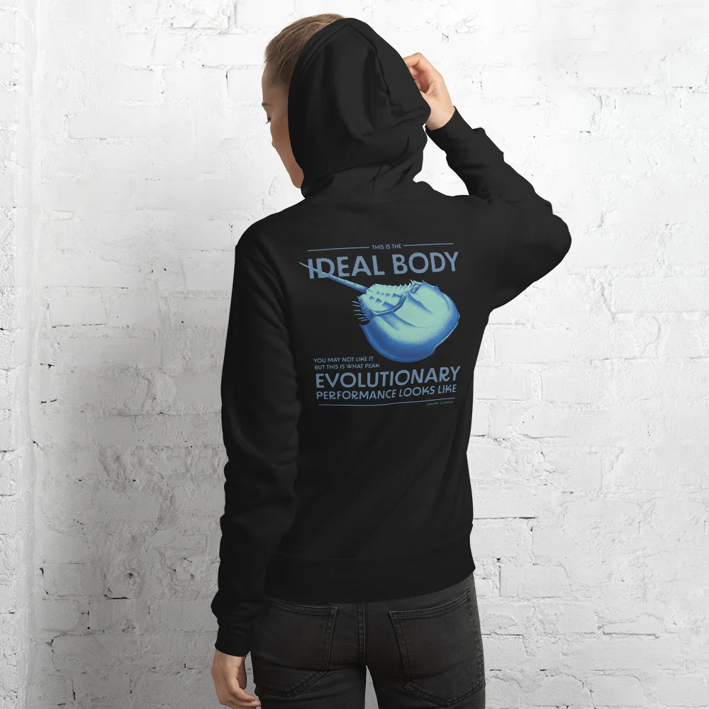 Horseshoe Crab: Peak Evolutionary Performance Hoodie - Image 6