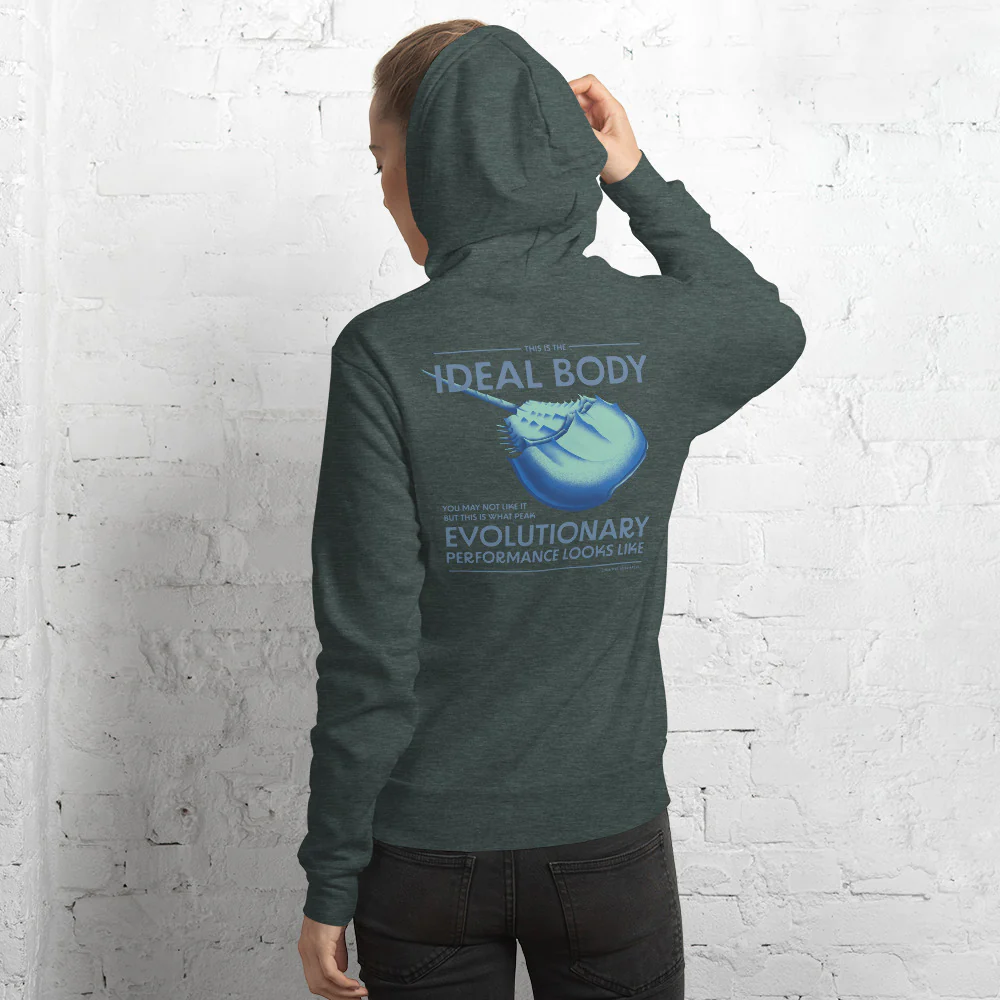 Horseshoe Crab: Peak Evolutionary Performance Hoodie - Image 7