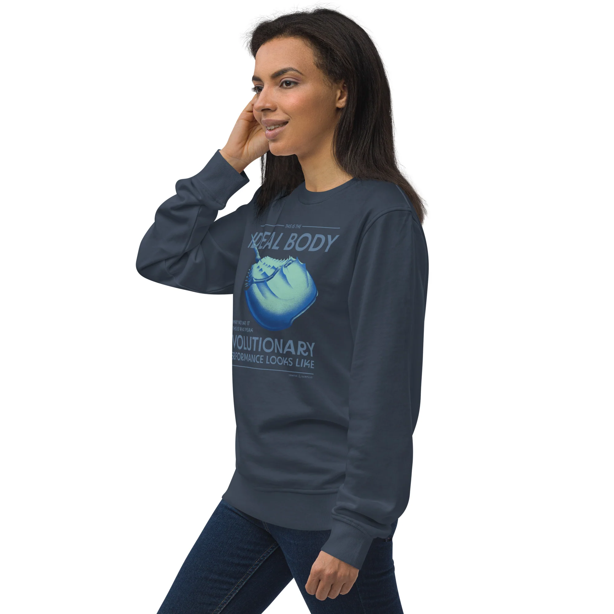 Horseshoe Crab: Peak Evolutionary Performance Sweatshirt - Organic - Image 2