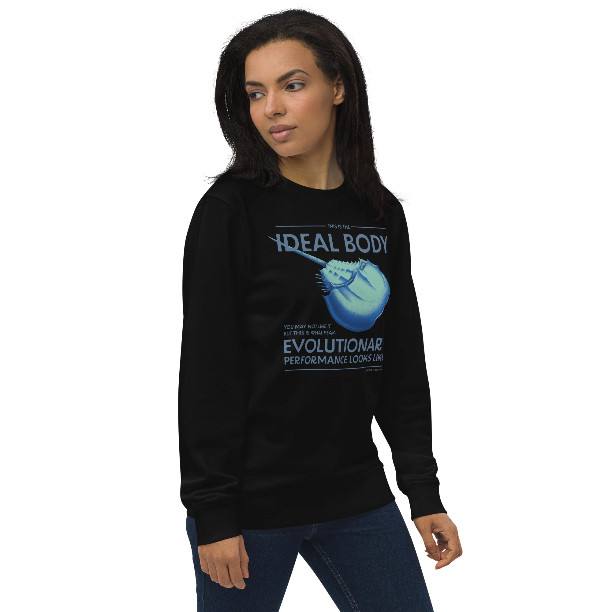 Horseshoe Crab: Peak Evolutionary Performance Sweatshirt - Organic - Image 3