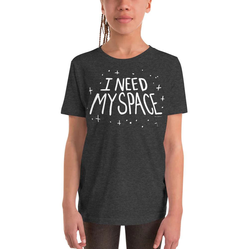 I Need My Space Youth Graphic Tee - Image 3