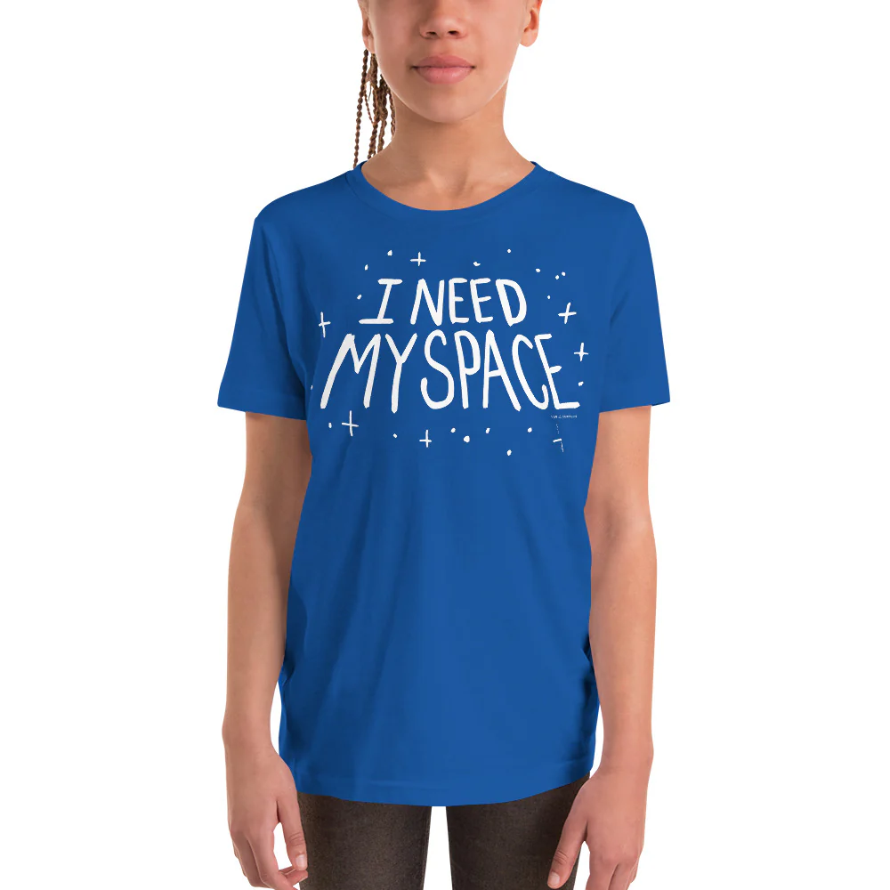 I Need My Space Youth Graphic Tee - Image 4