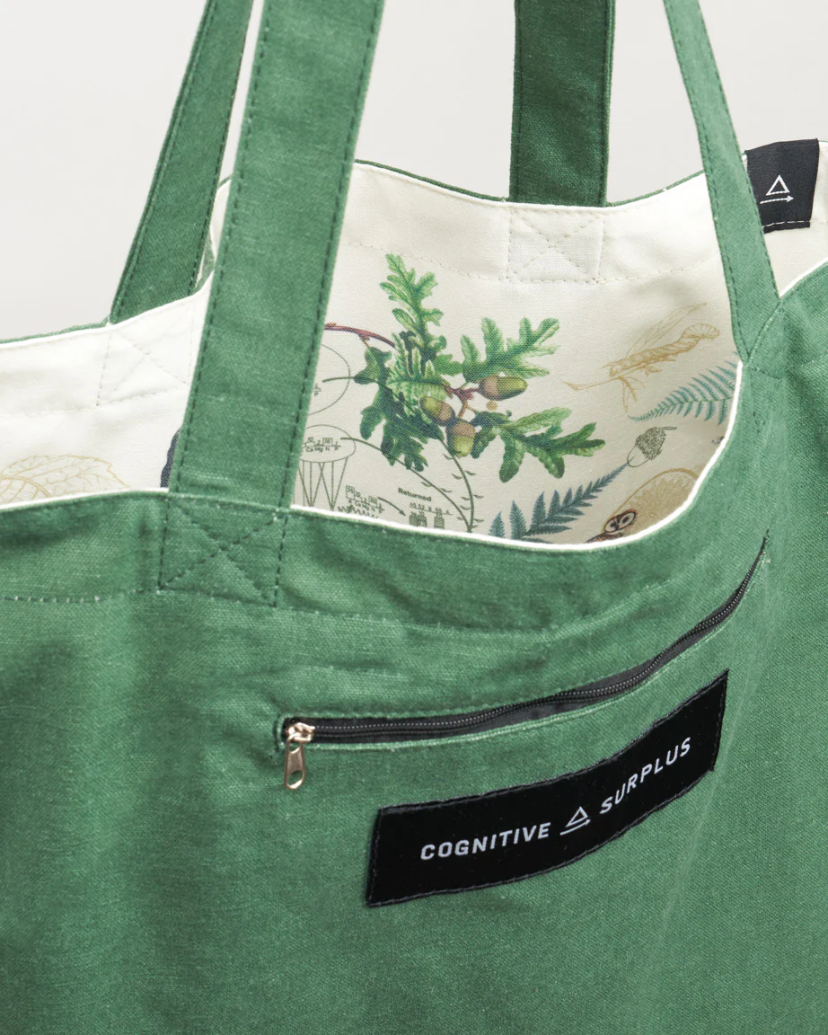 Into the Woods Canvas Shoulder Tote - Image 2