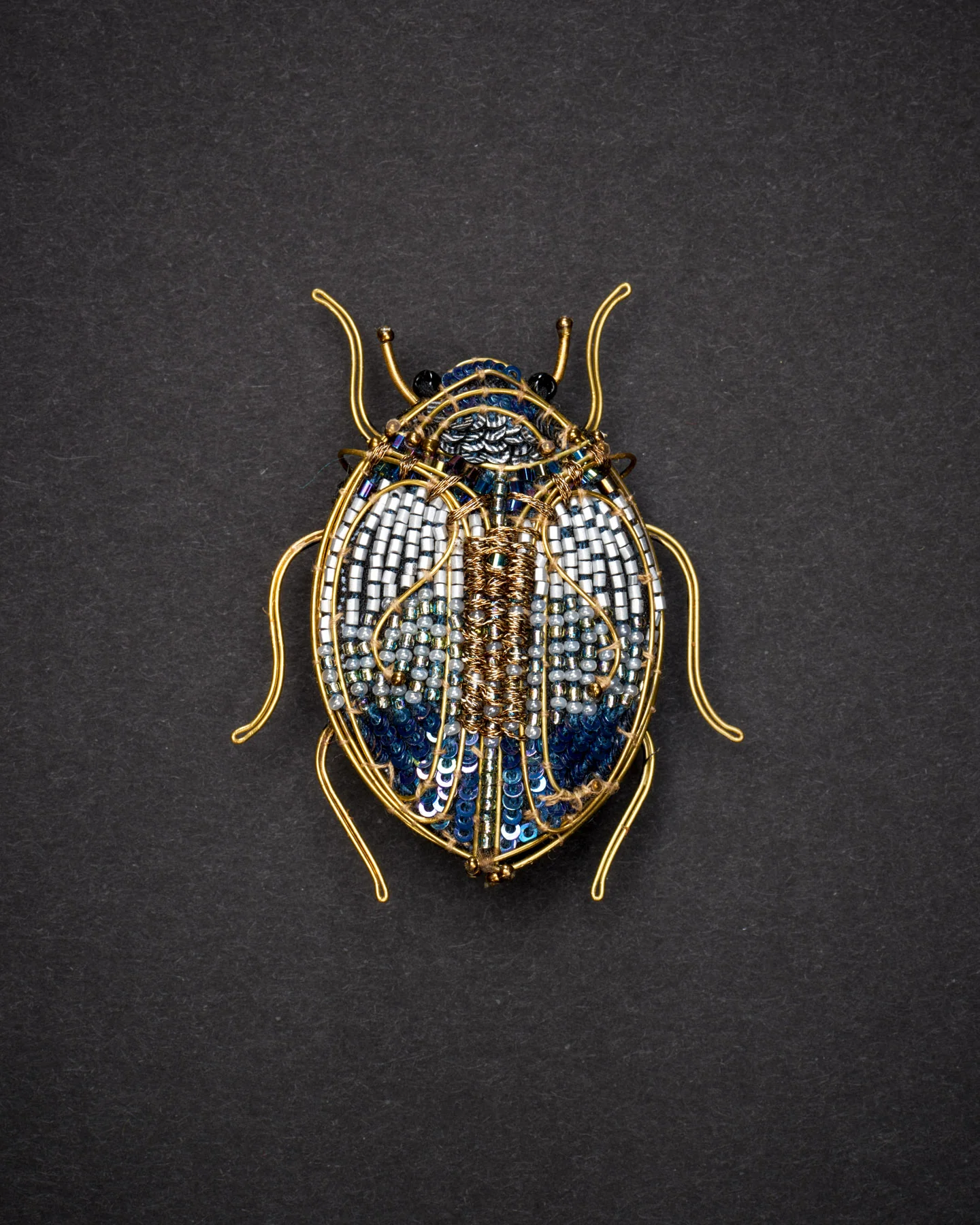 Jewel Scarab Beetle Brooch Pin - Trovelore